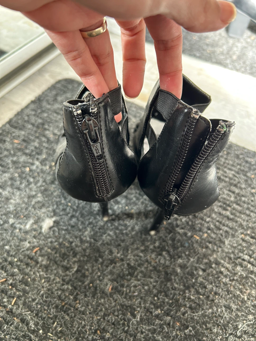 ALDO Black Strappy Heels - photo 3