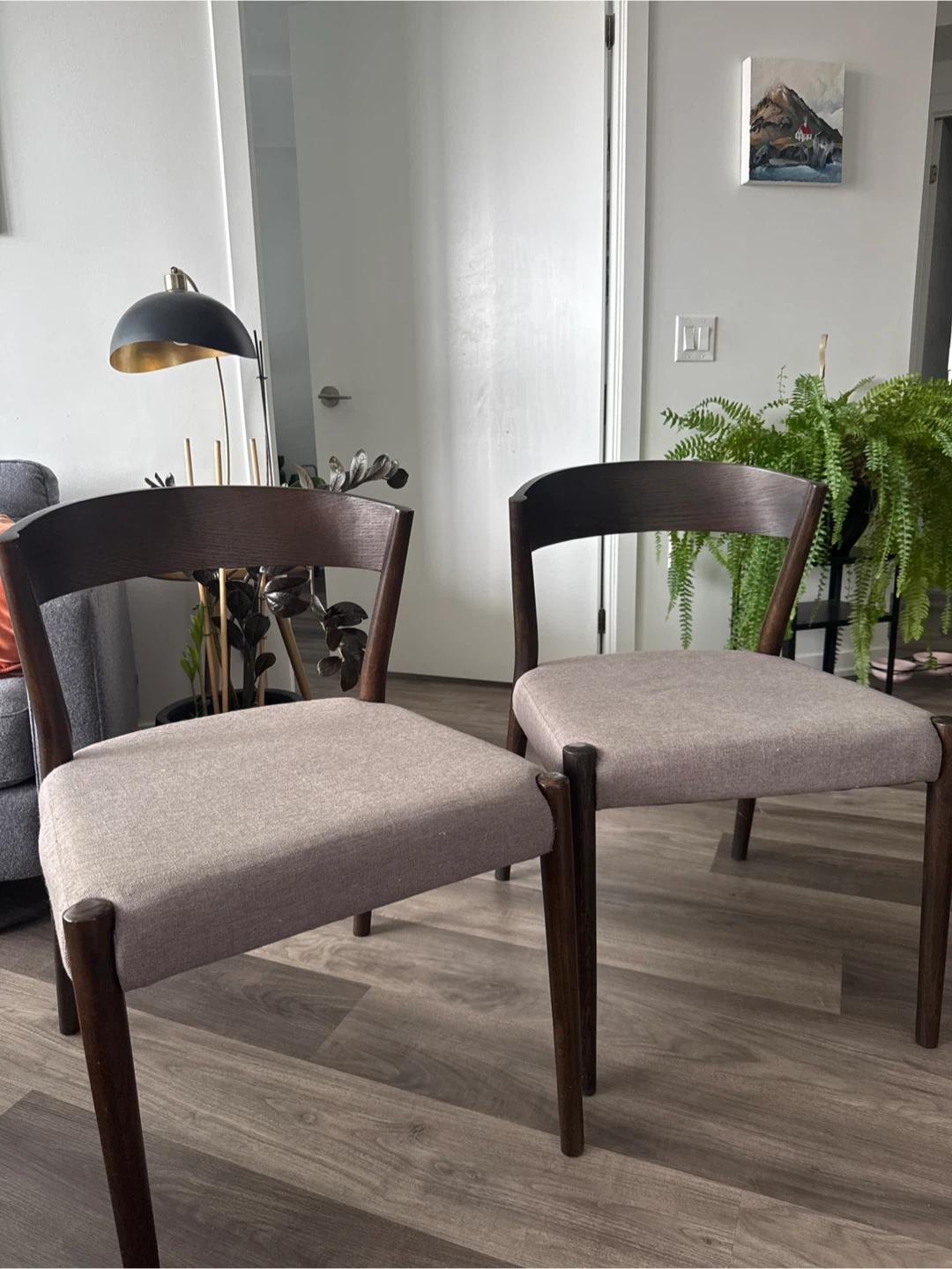 Set of 2 Mid-Century Modern Dining Chairs - photo 2