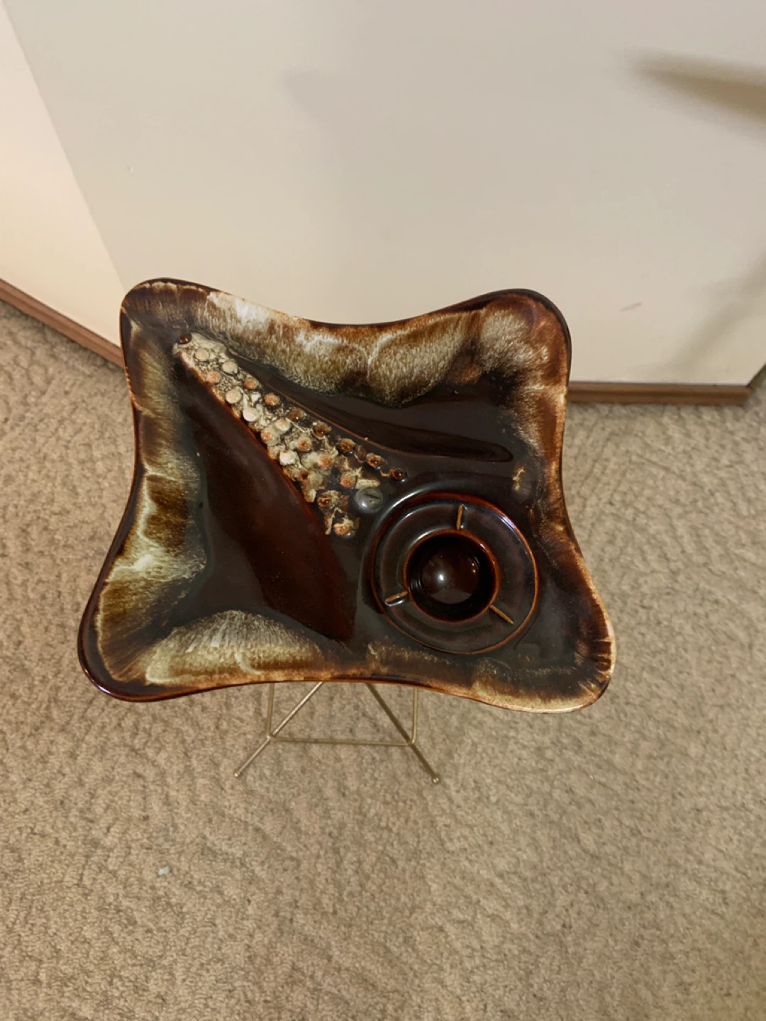 Vintage Ceramic Ashtray Stand - photo 2