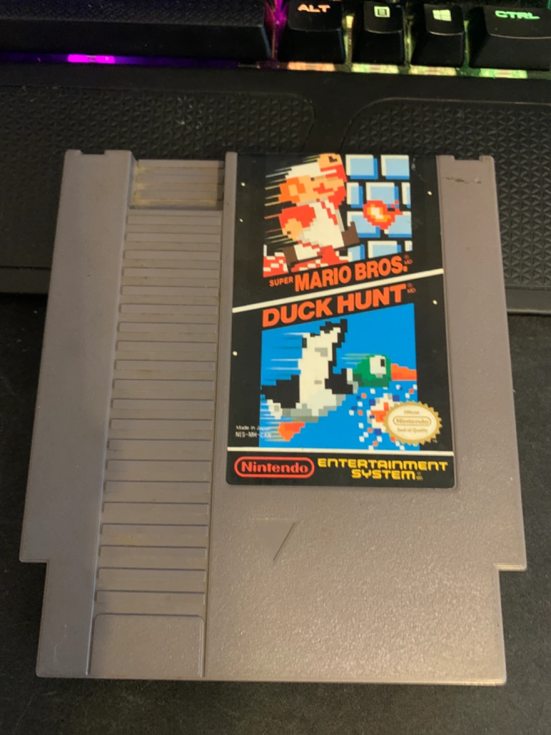 Nintendo NES Super Mario Bros. Duck Hunt Game Cartridge