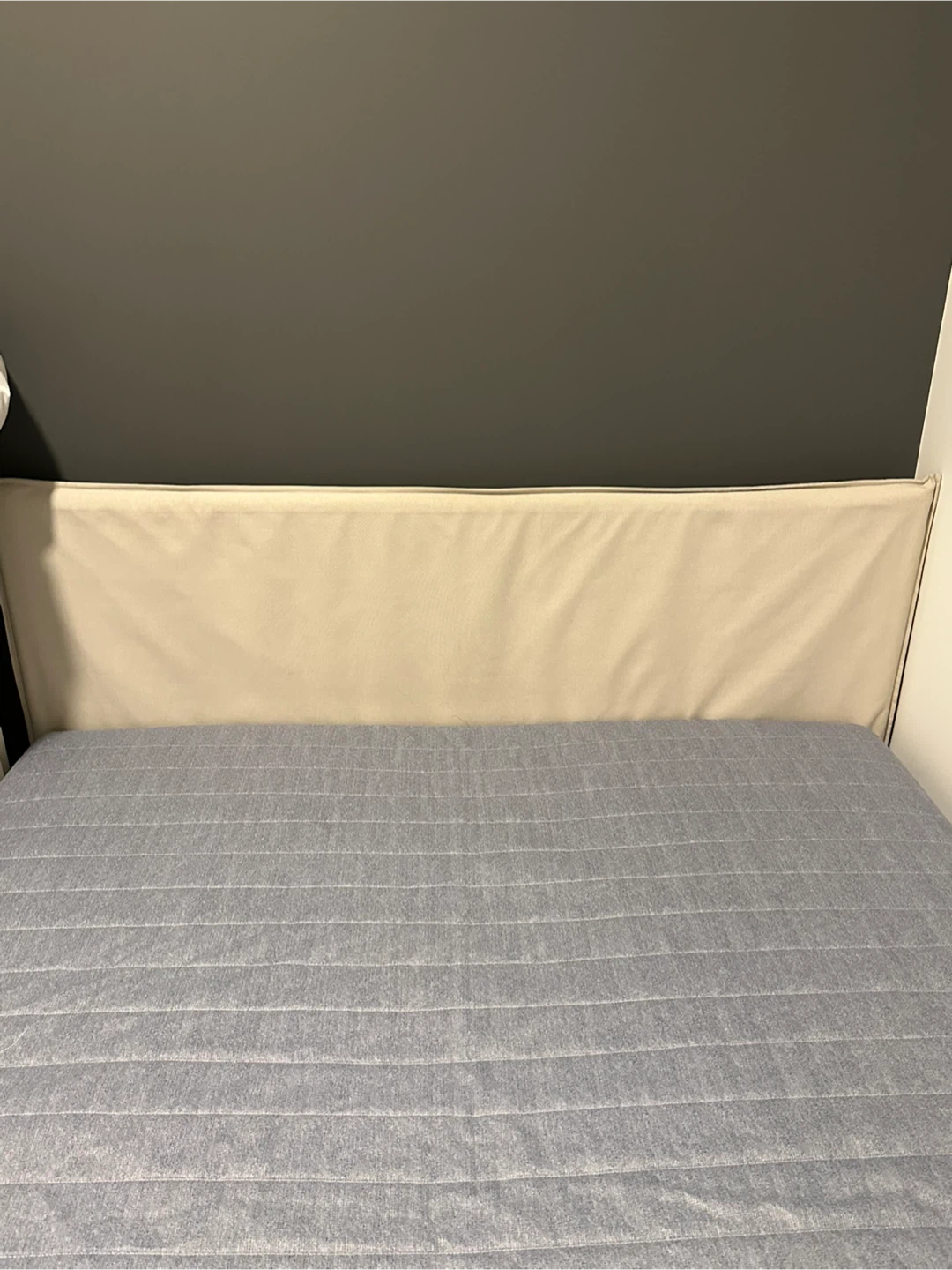 IKEA KLEPPSTAD Queen Bed Frame - White/Vissle Beige - photo 2