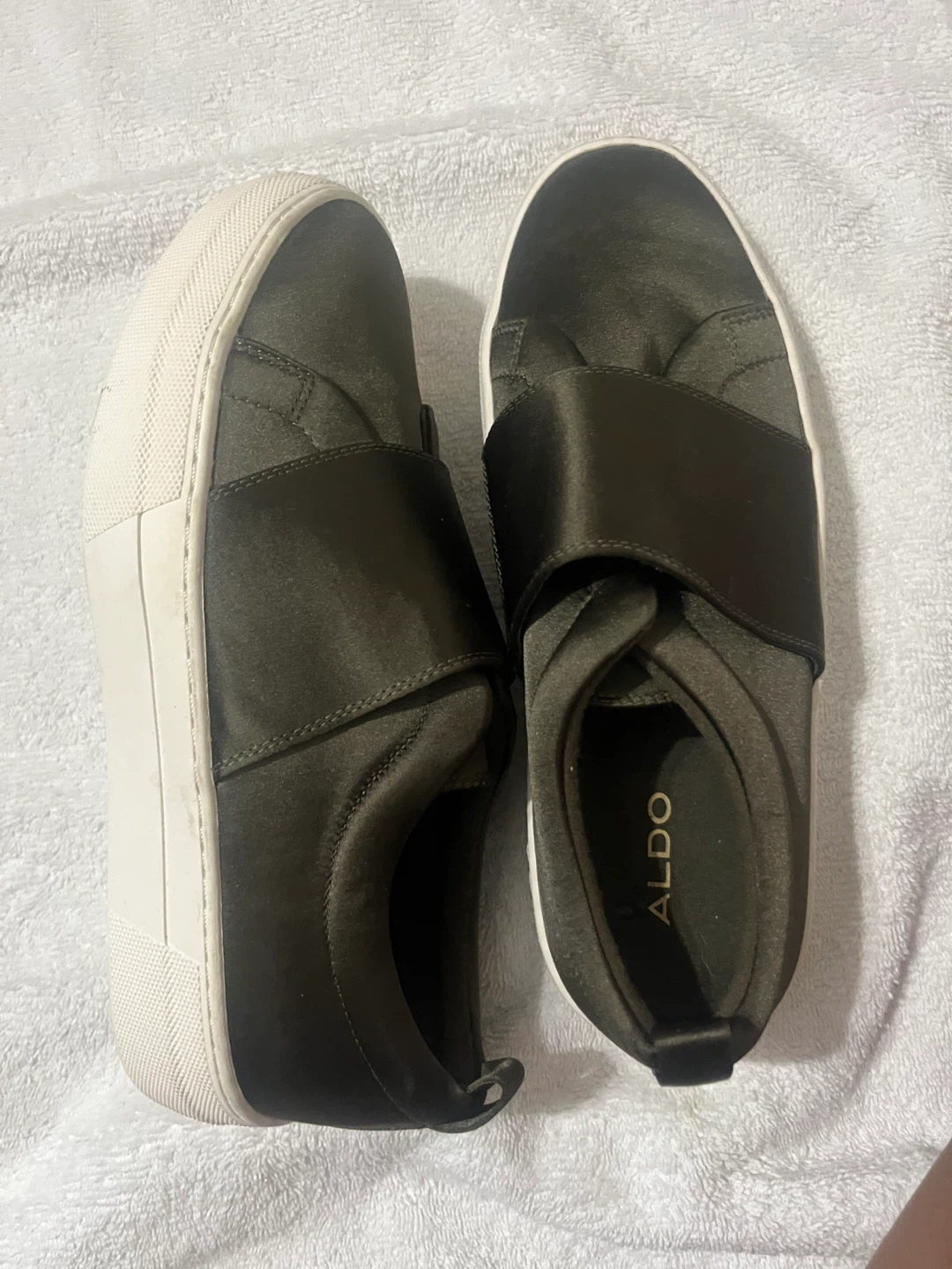ALDO Women's Slip-On Sneakers - Olive Green - photo 3