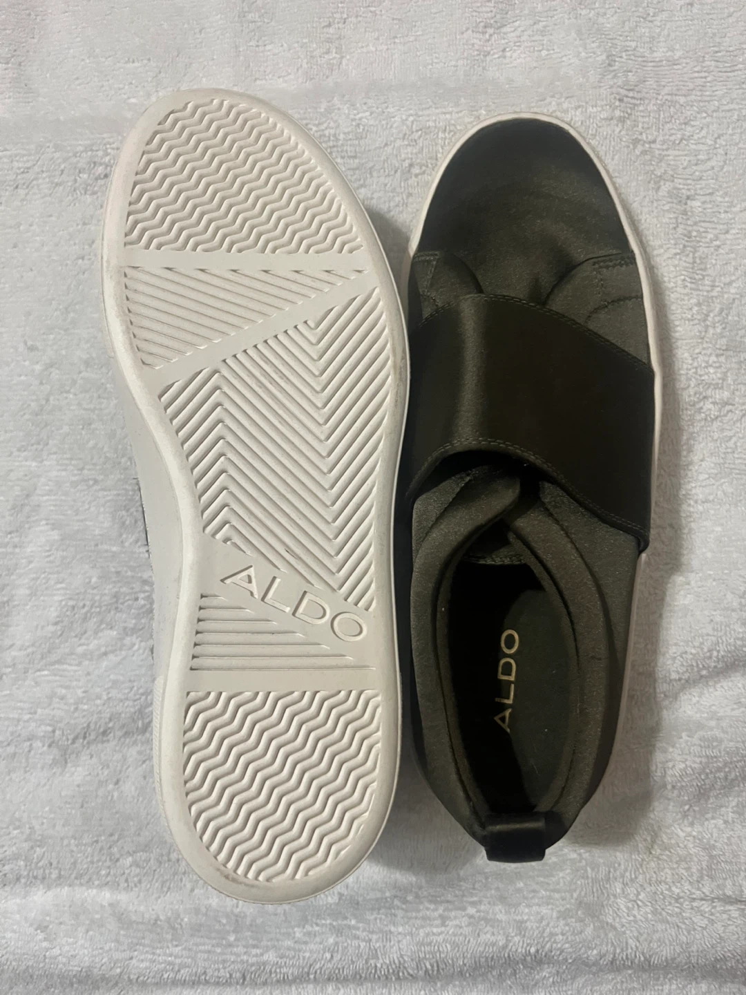 ALDO Women's Slip-On Sneakers - Olive Green - photo 2
