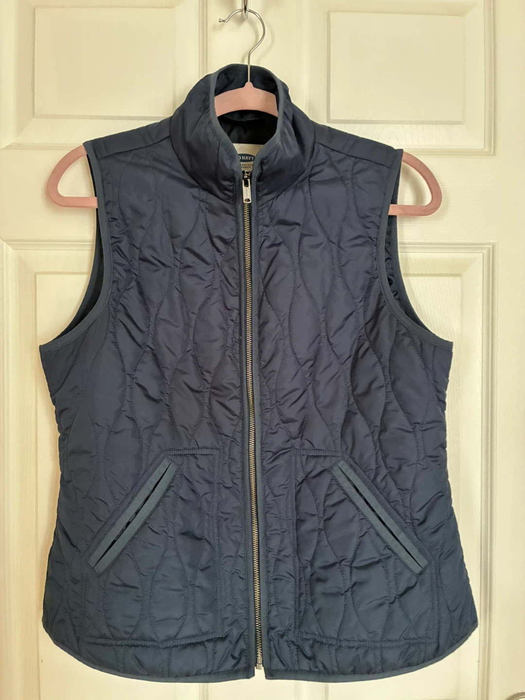 Old Navy Quilted Vest - Navy - Medium