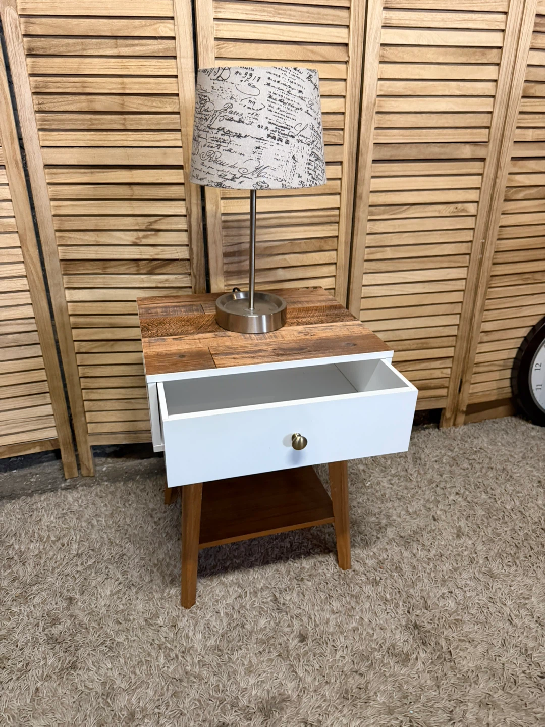 Modern End Table with Drawer - photo 4