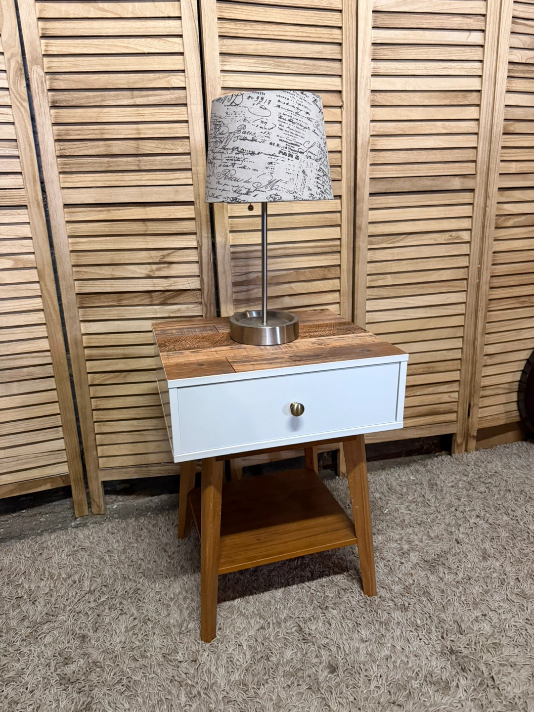 Modern End Table with Drawer - photo 3