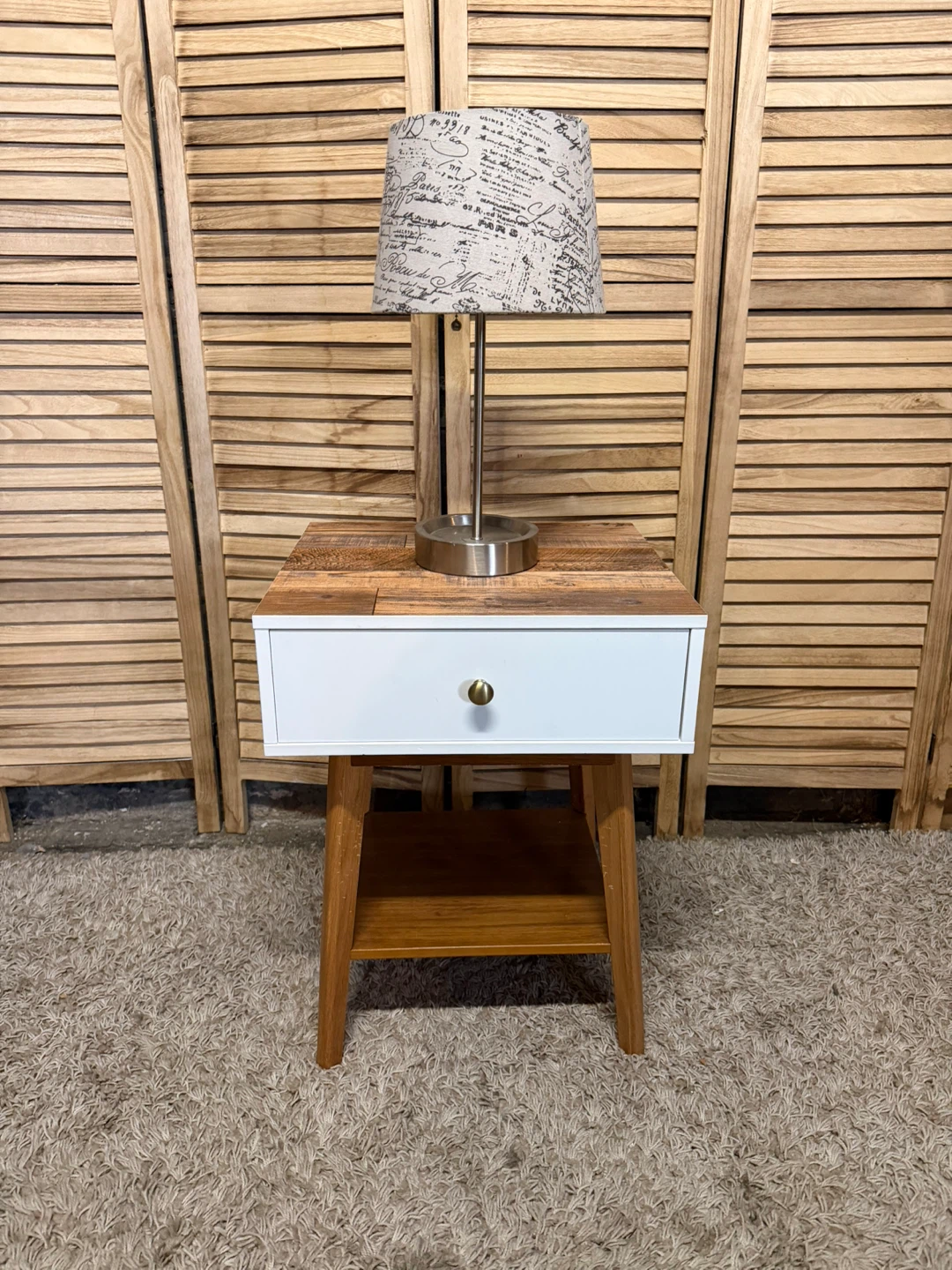 Modern End Table with Drawer