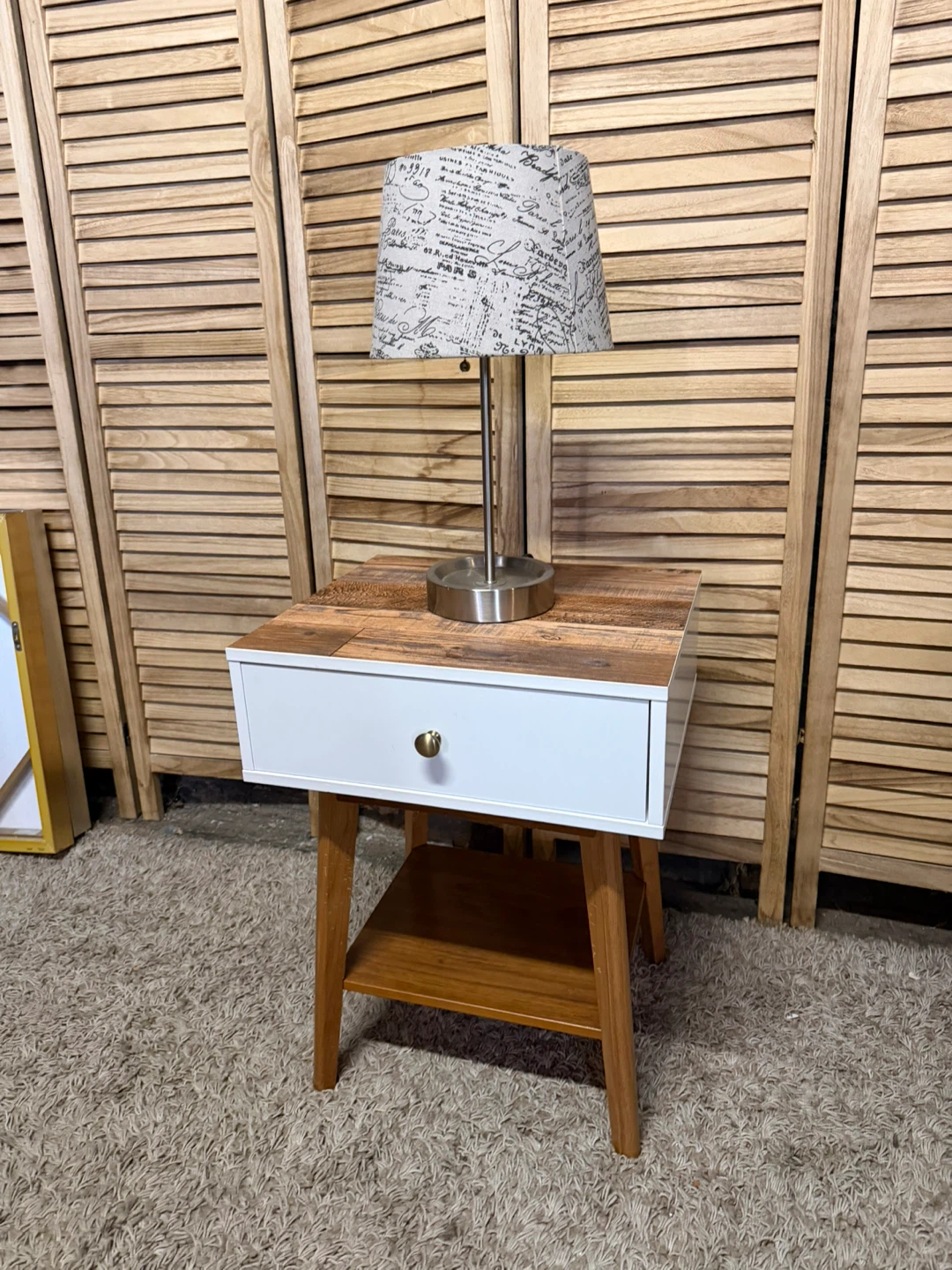 Modern End Table with Drawer - photo 2
