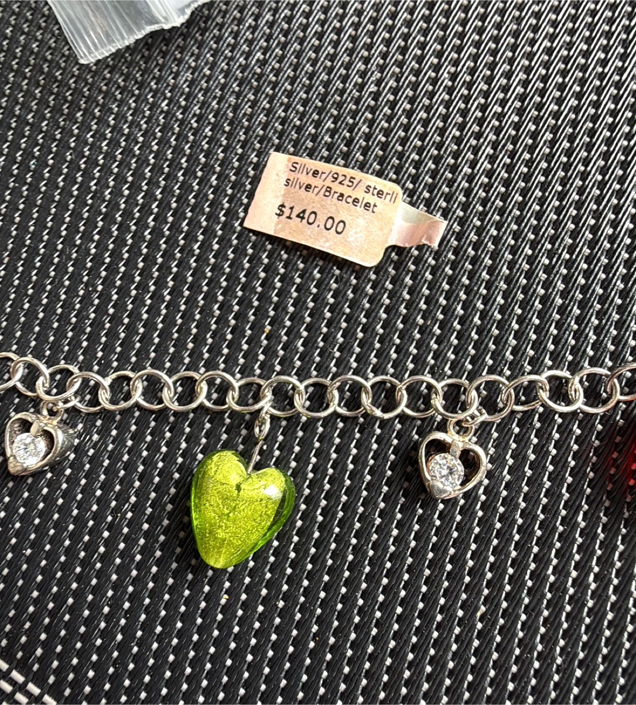 Murano glass & Sterling Silver Charm Bracelet - photo 3