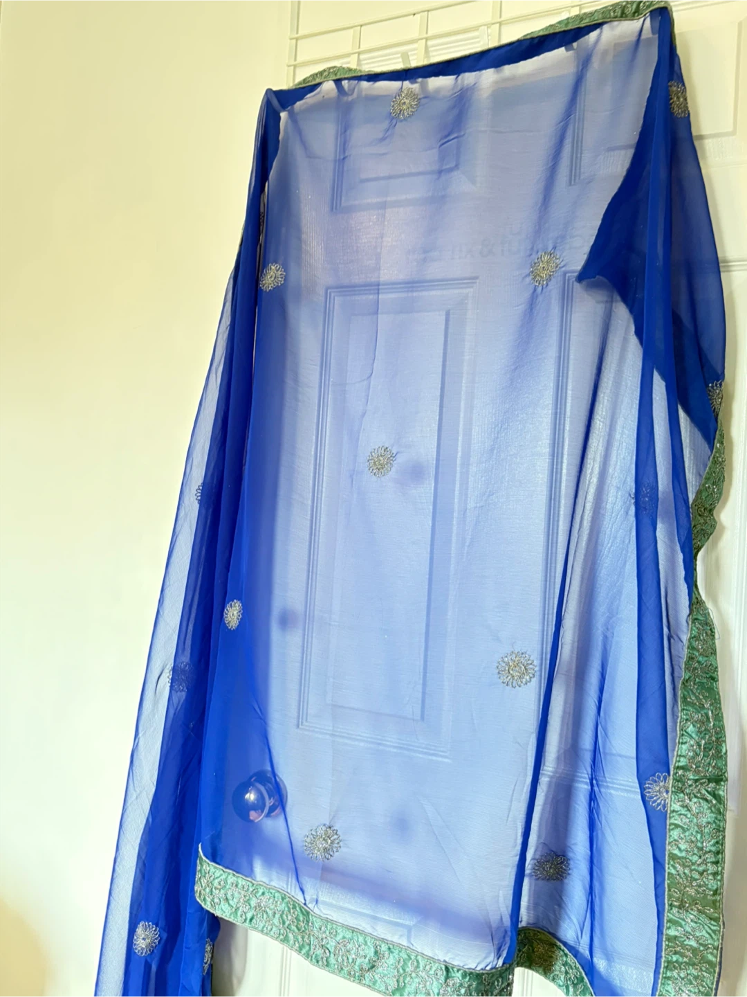 Women's Lehenga Choli Set - Blue & Mint Green - photo 5