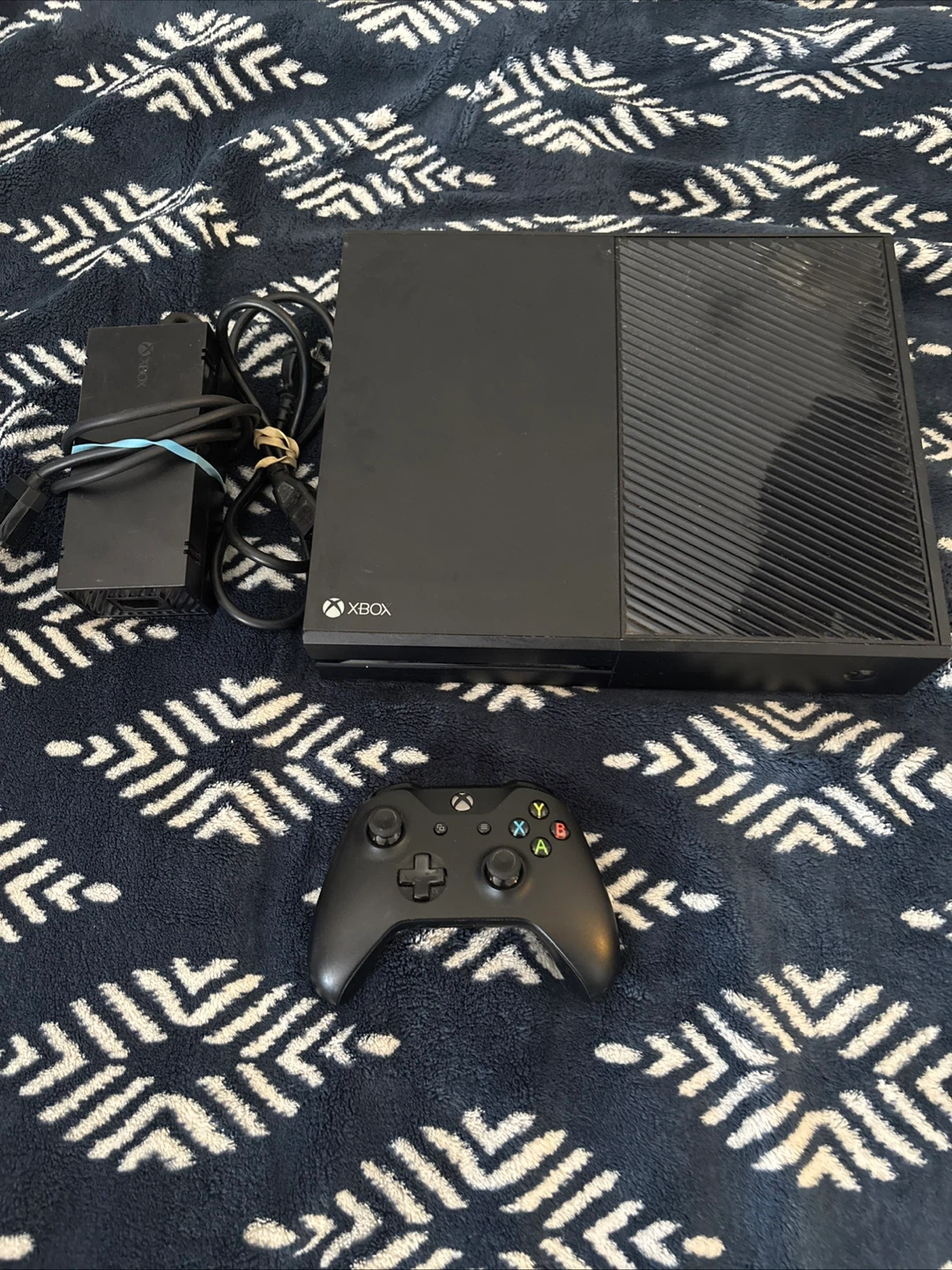 Xbox One Console with Controller and Power Brick