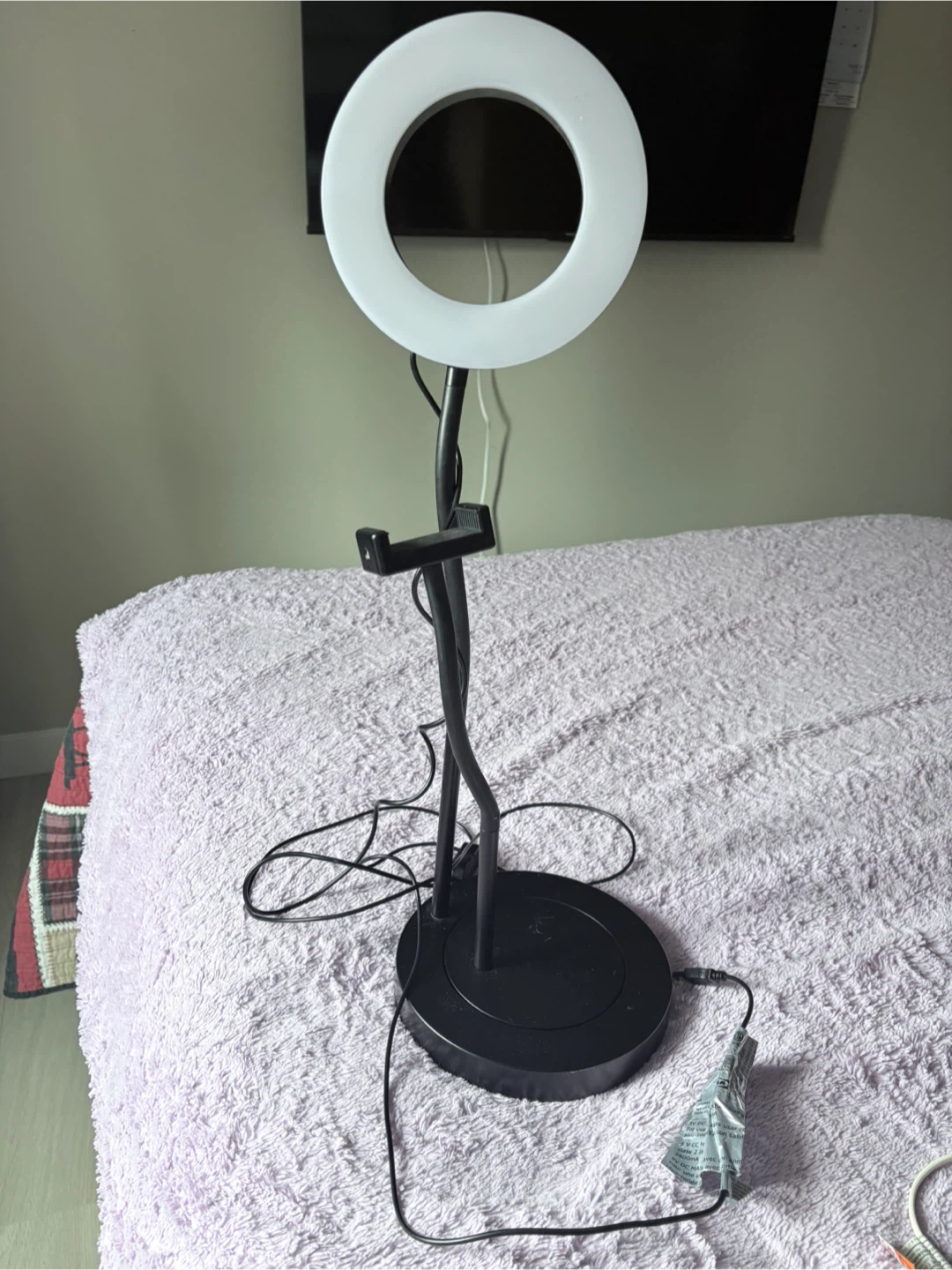 Ring Light with Phone Holder