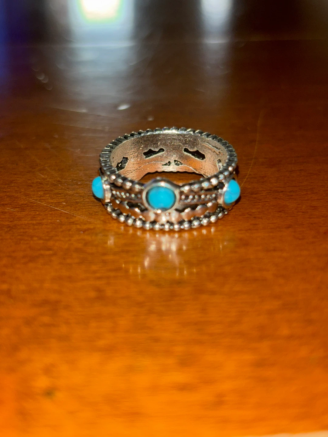 Assorted Rings with Turquoise-like Accents - photo 3