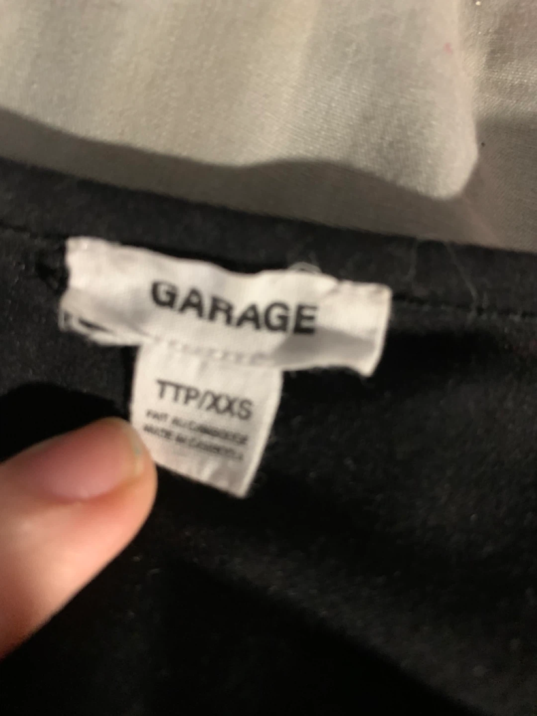 GARAGE Black T-Shirt XXS - photo 2