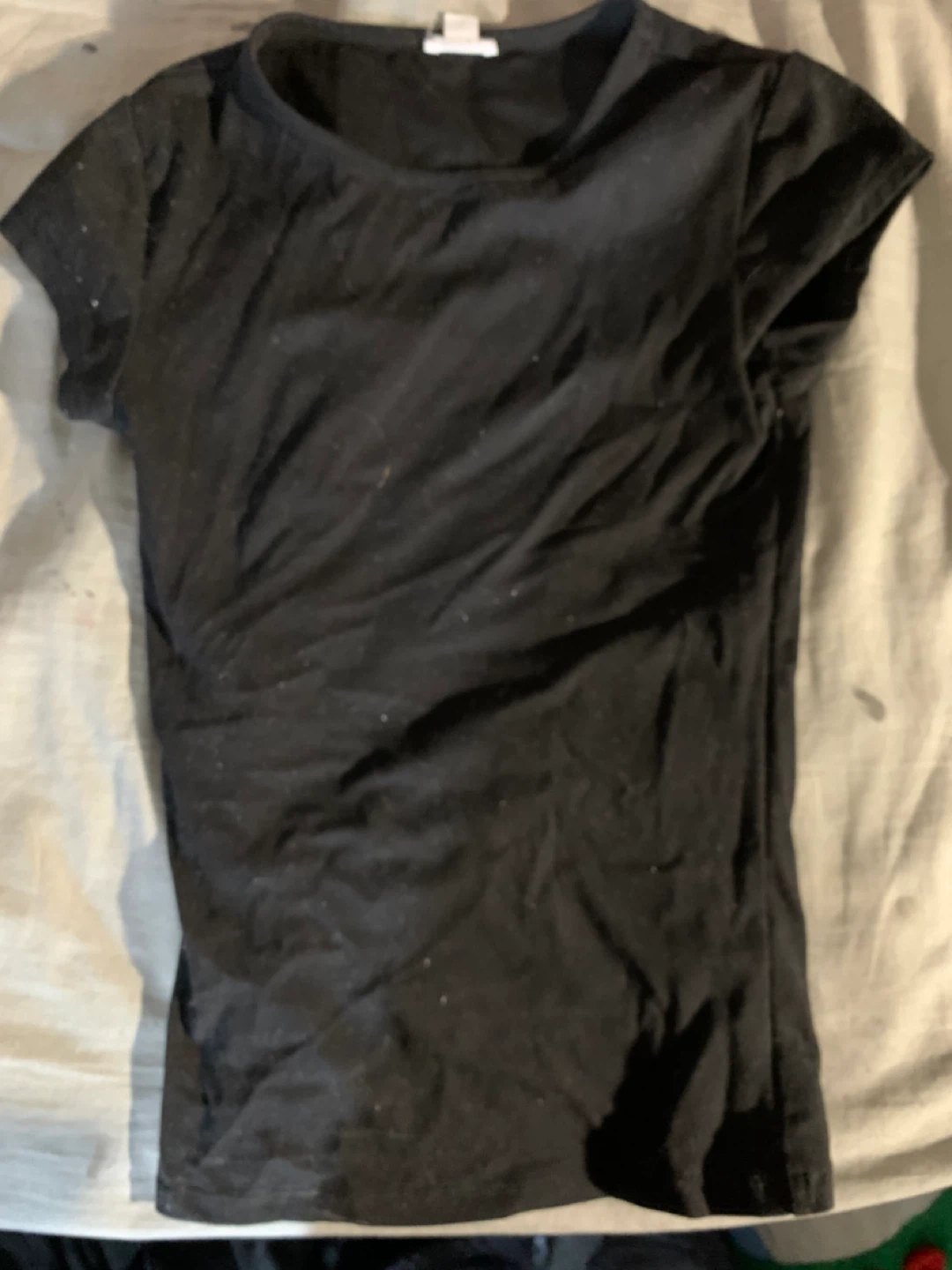 GARAGE Black T-Shirt XXS