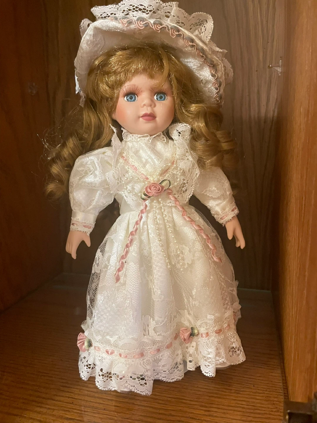Decorative Porcelain Doll with Box - photo 2