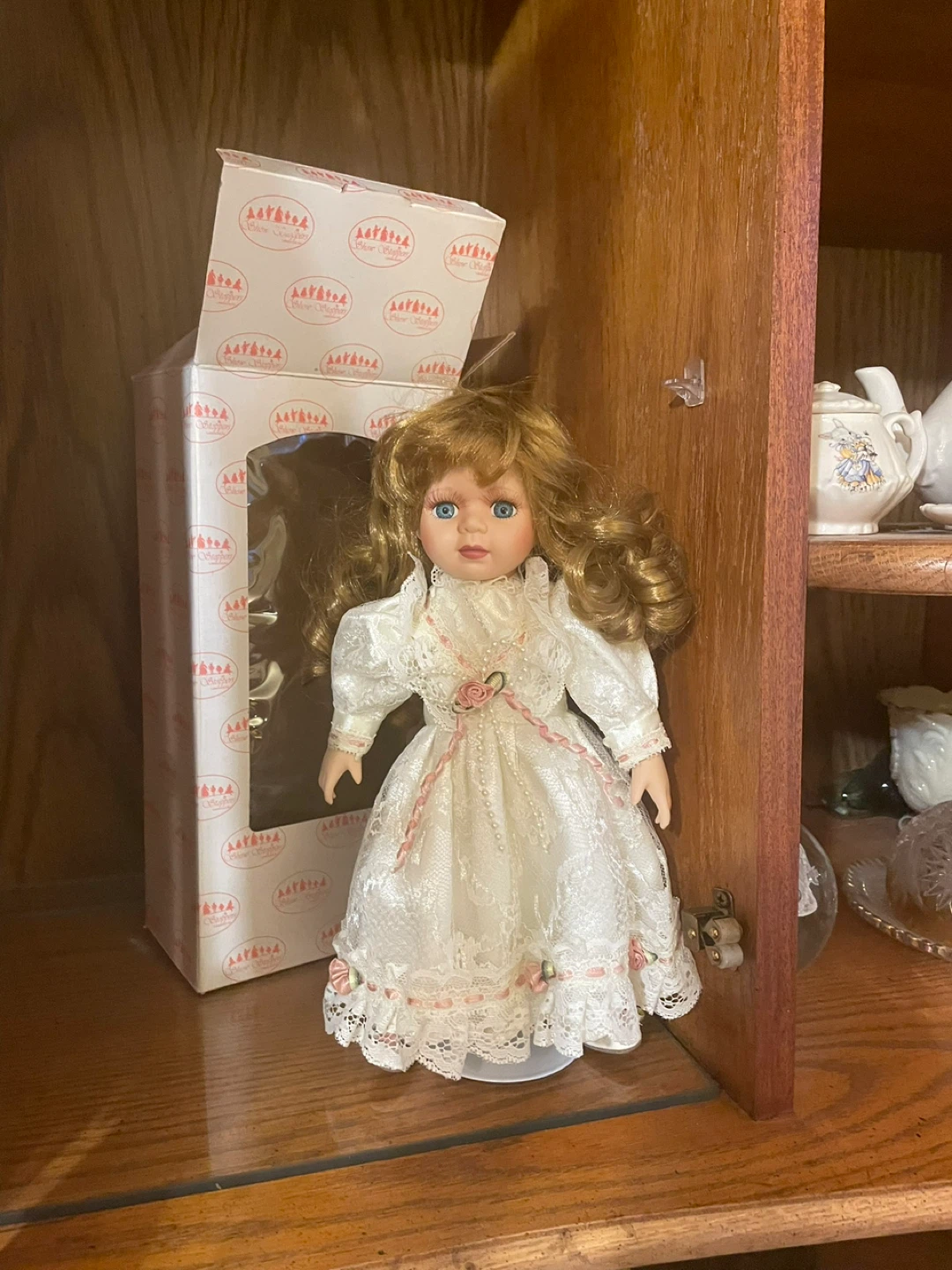 Decorative Porcelain Doll with Box