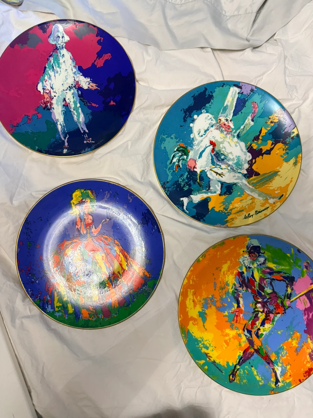 LeRoy Neiman Royal Doulton Collector Plates Set