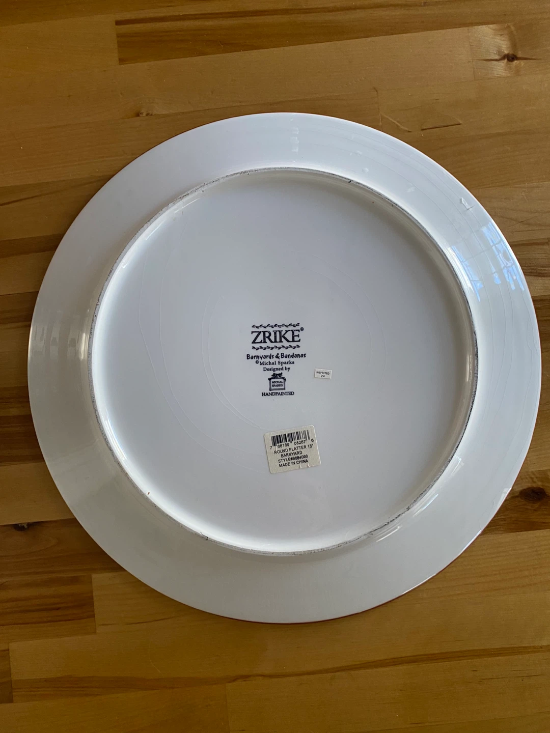 ZRIKE Barnvard & Bandanas Platter 13" - photo 2