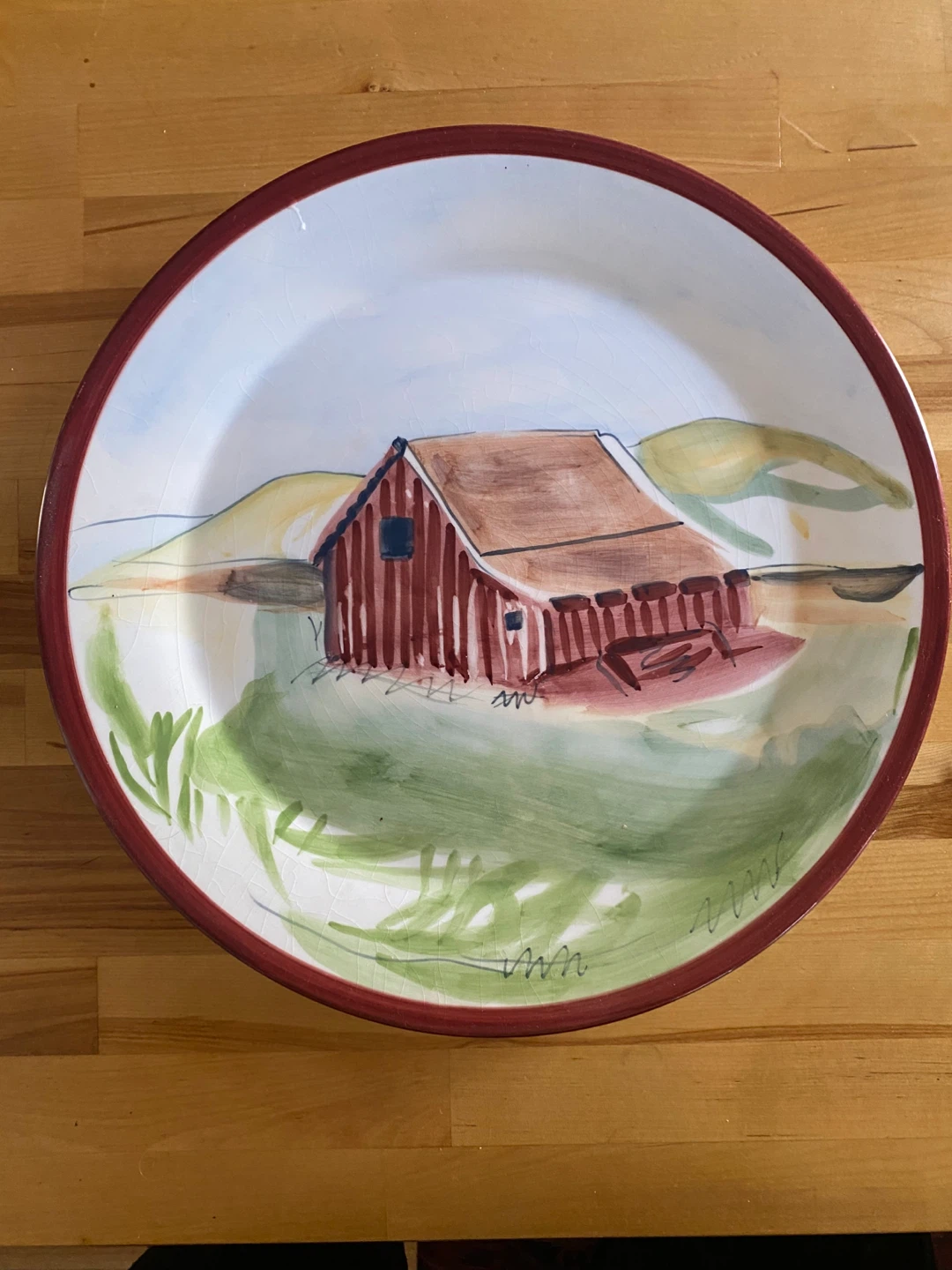 ZRIKE Barnvard & Bandanas Platter 13"