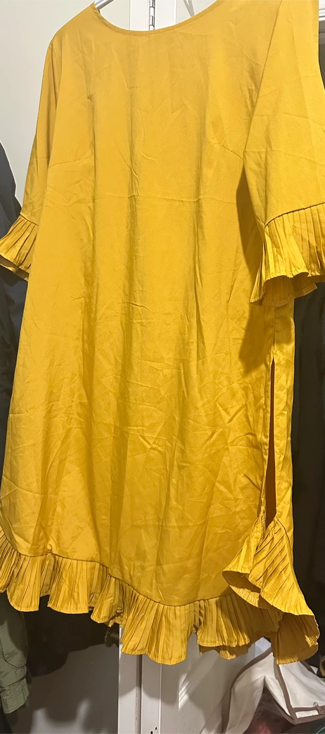 Yellow Ruffled Dress - photo 2