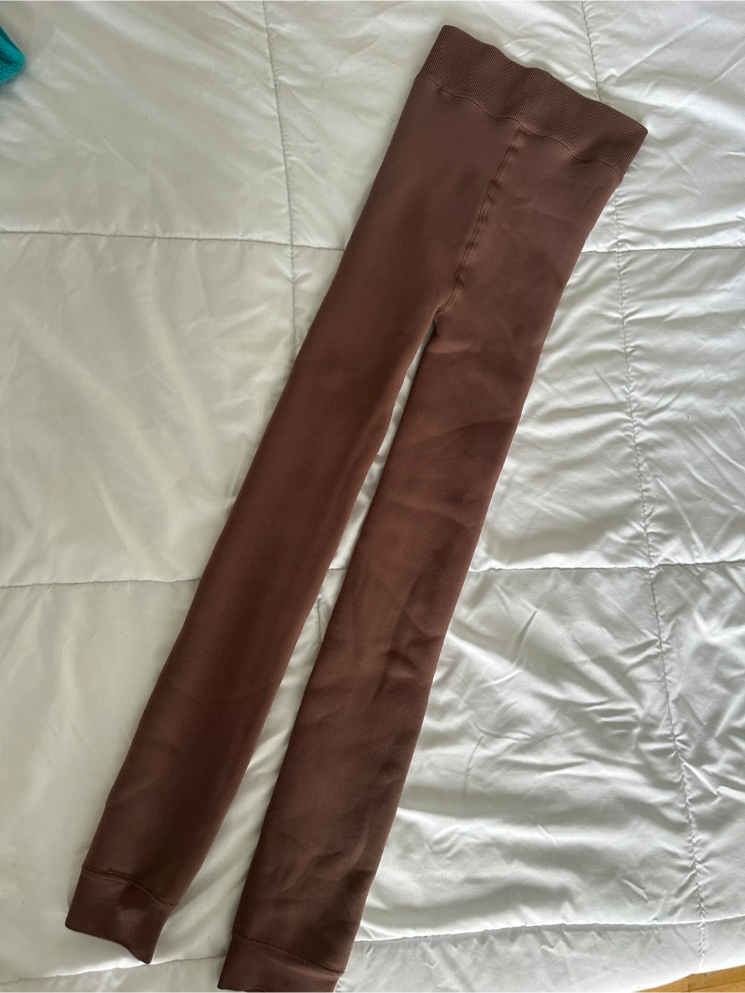 3 PACK Primark Brown Fleece Lined Leggings Size S/M - photo 4