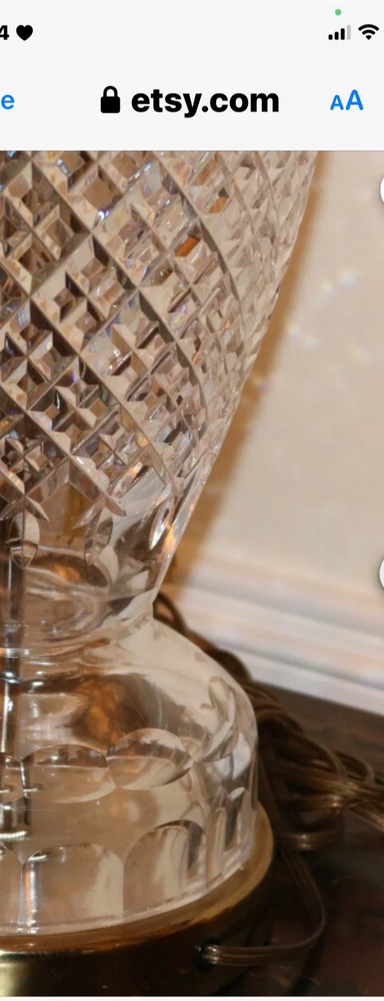 Crystal Table Lamp Base - photo 4