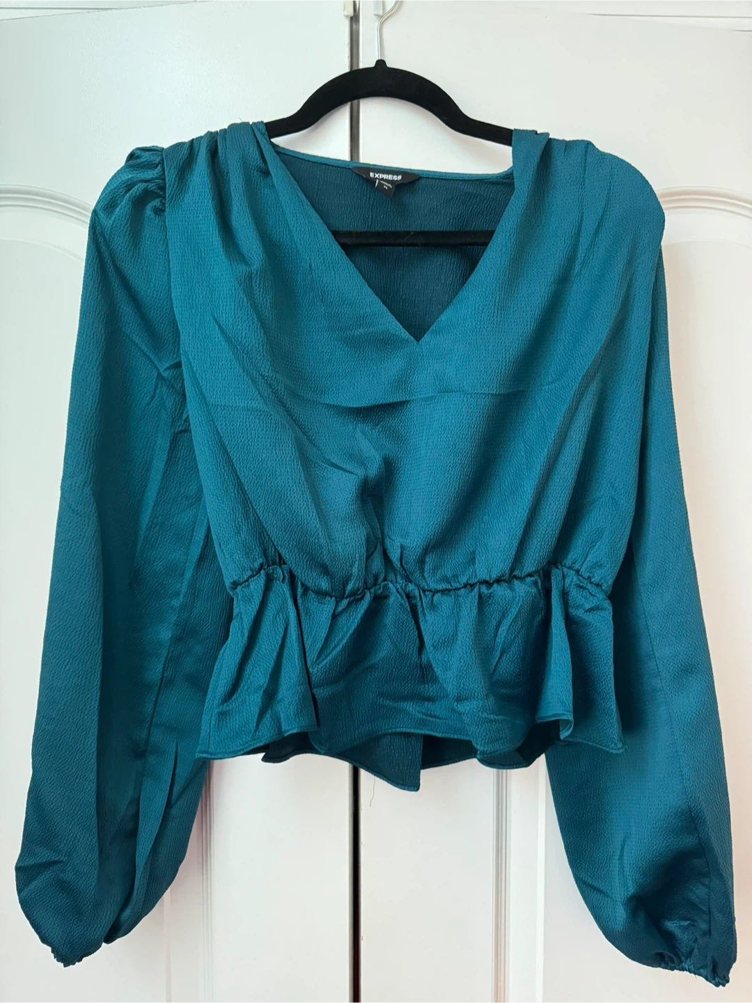 Brand New Express V-Neck Peplum Top