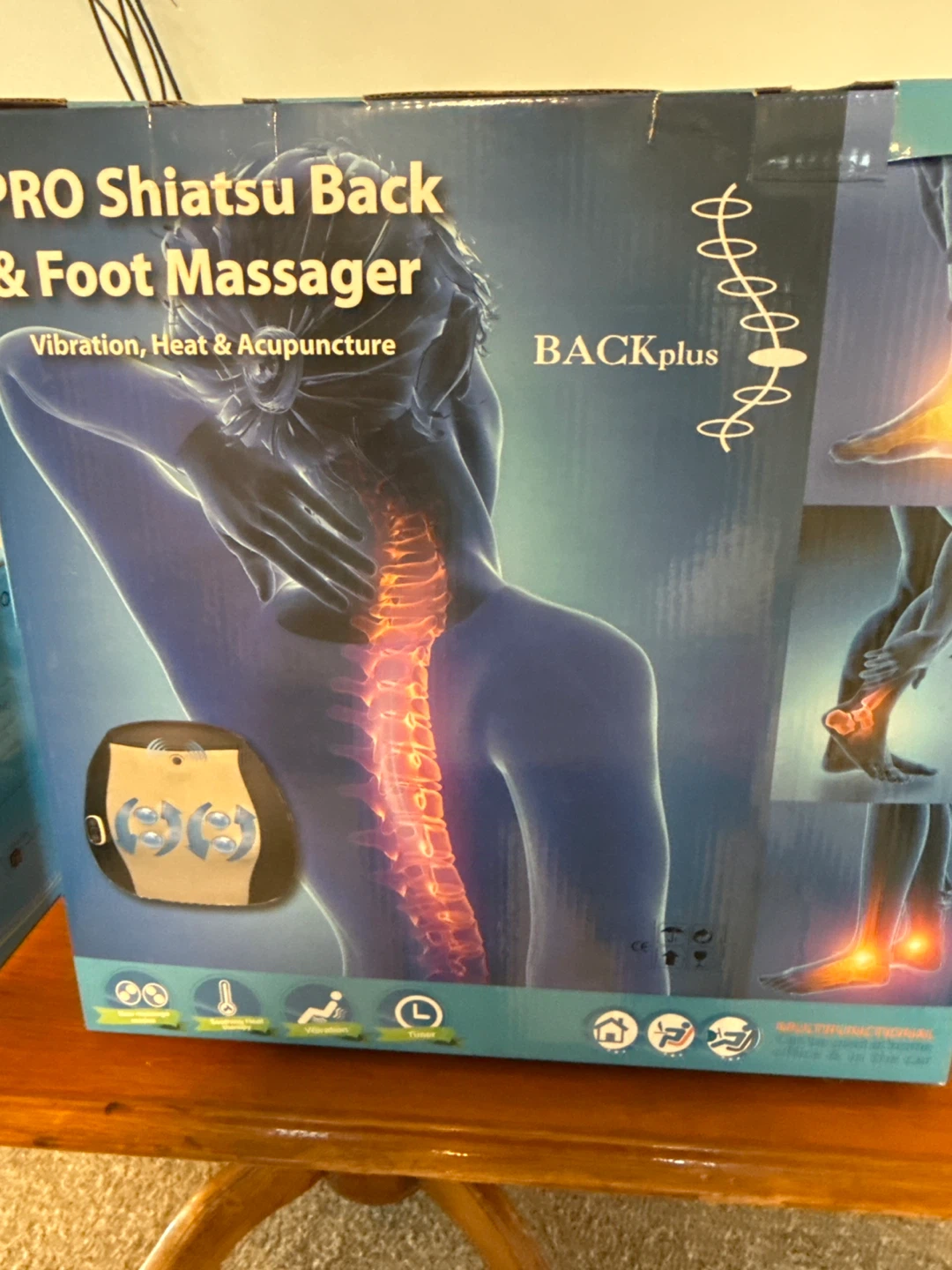 BACKplus PRO Shiatsu Back & Foot Massager