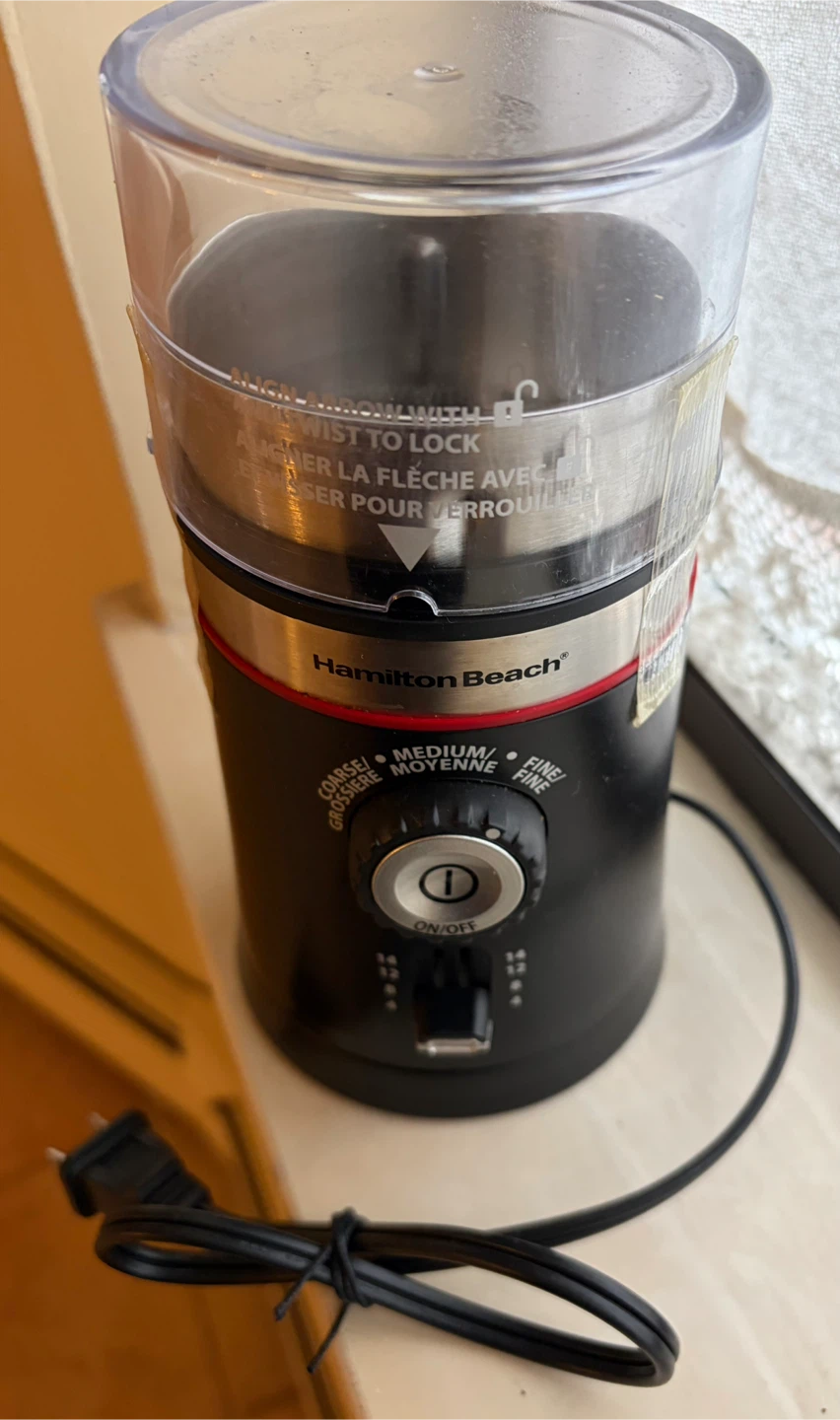 Hamilton Beach 80393C Coffee Grinder, Black, 14 Cups - photo 3