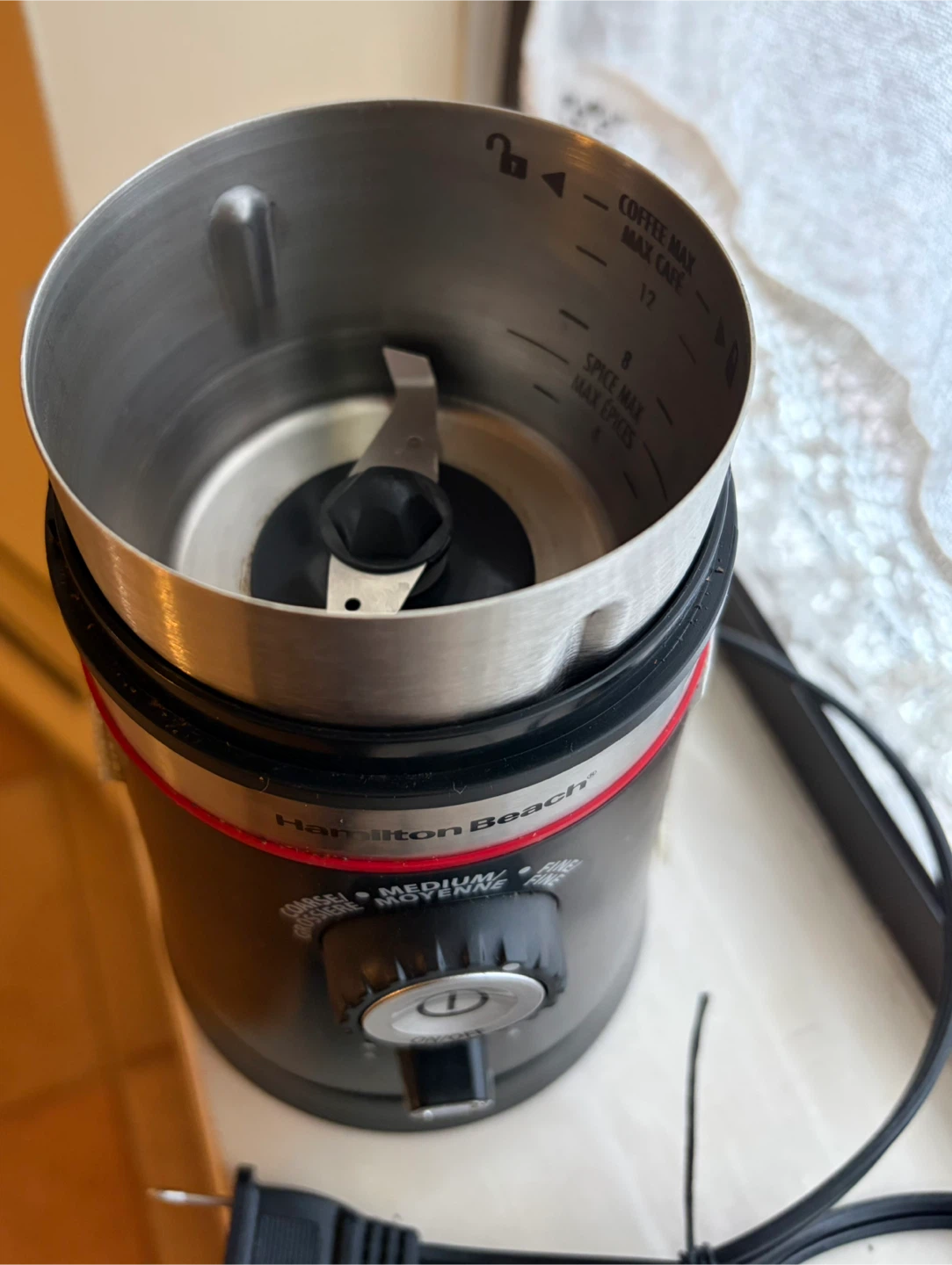 Hamilton Beach 80393C Coffee Grinder, Black, 14 Cups - photo 4