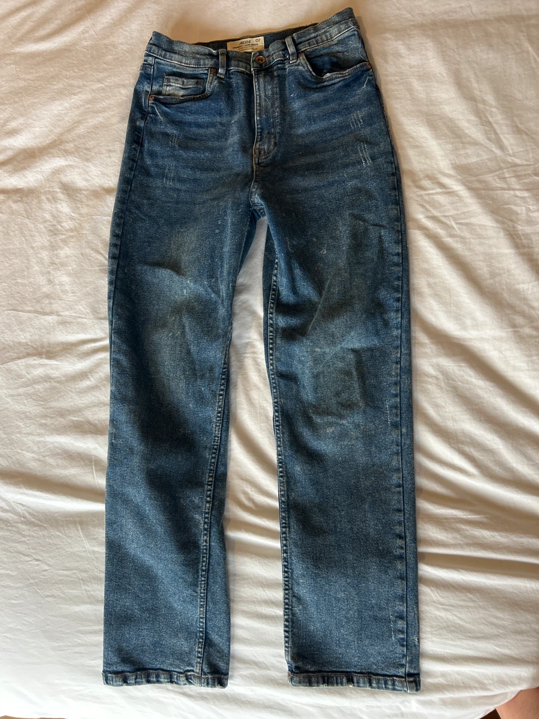 Ardene Straight Leg Jeans - Blue Wash