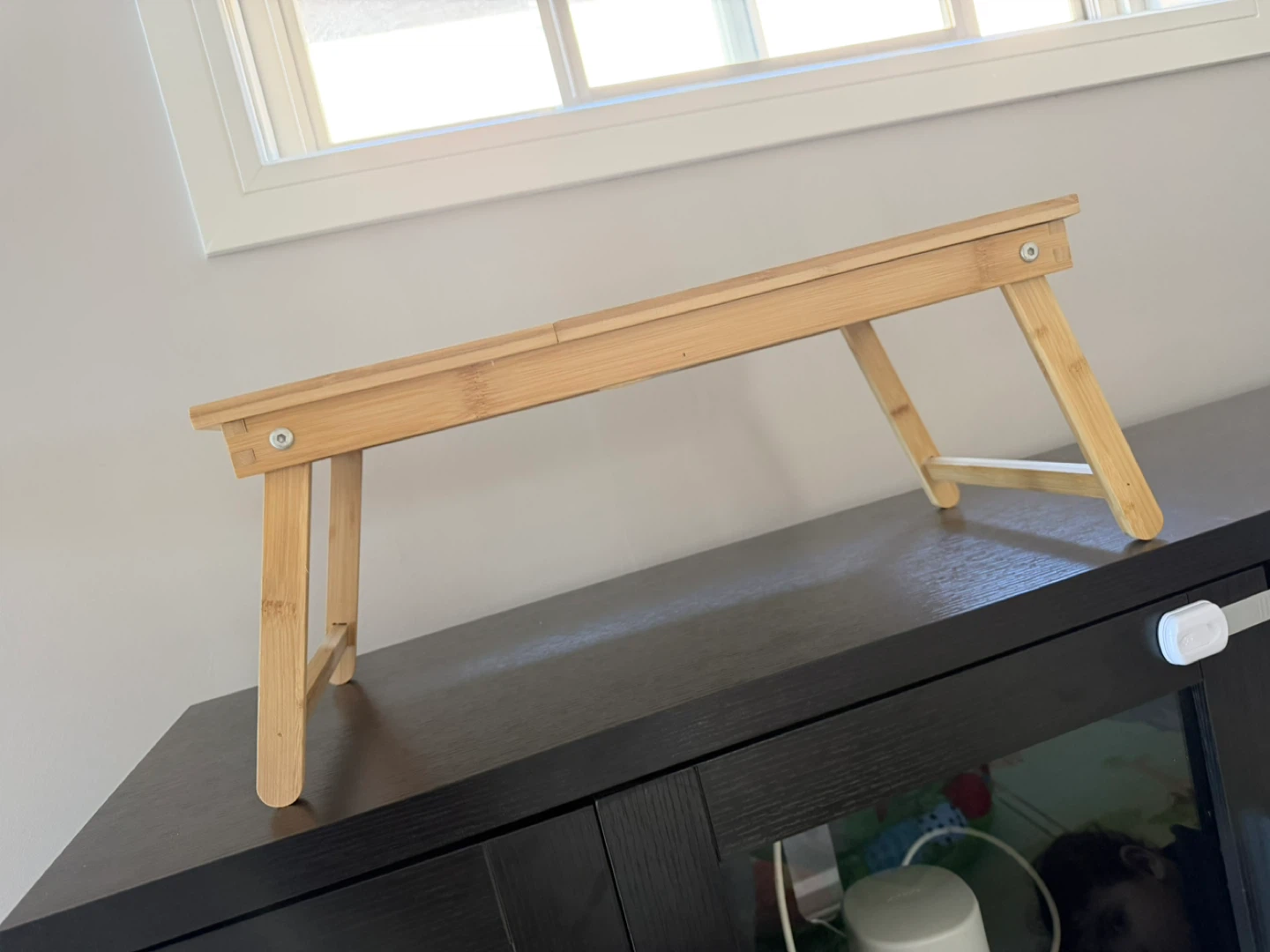 Bamboo Foldable Laptop Bed Tray - photo 3