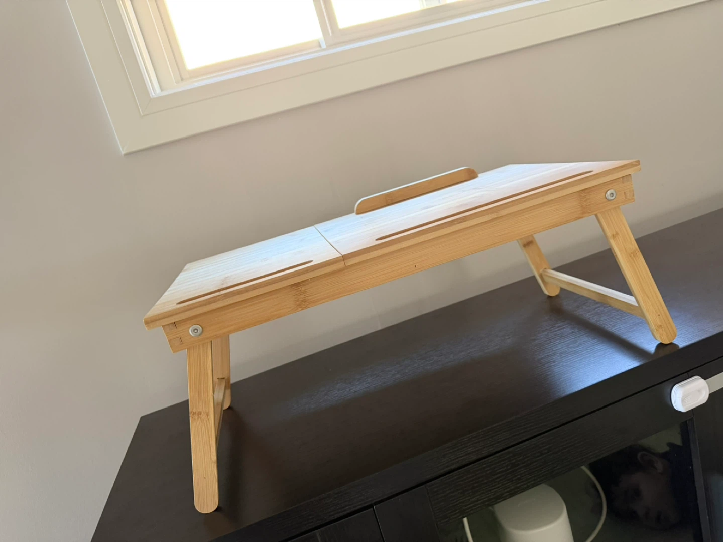 Bamboo Foldable Laptop Bed Tray - photo 2