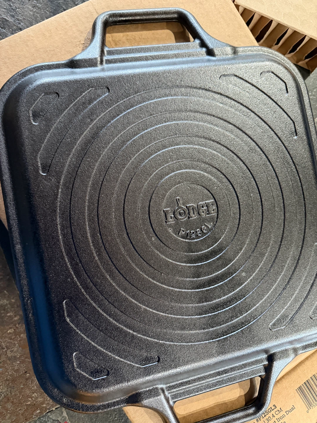 Lodge 12 Inch Square Cast Iron Griddle - photo 2