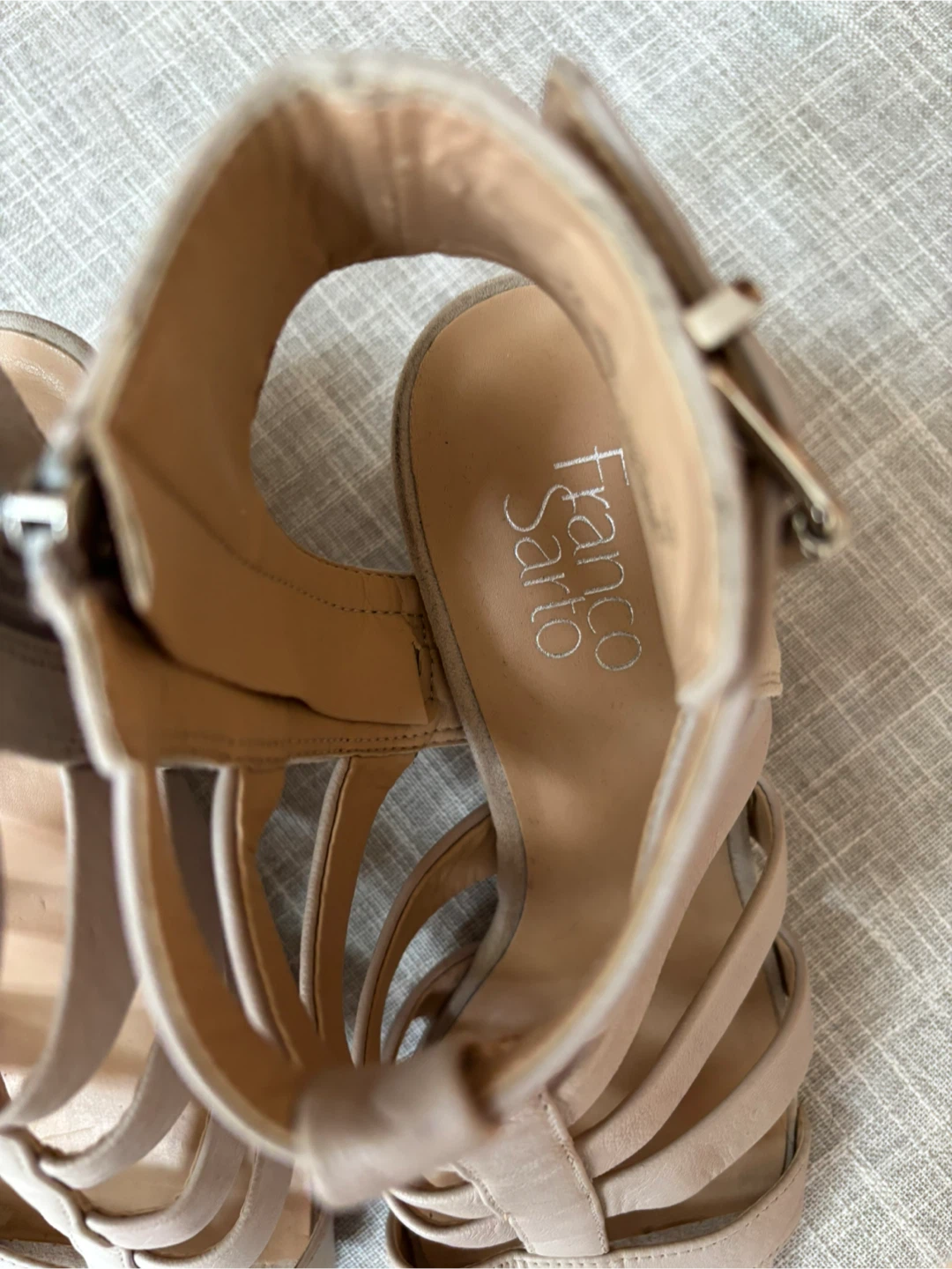 Franco Sarto Beige Gladiator Sandals - photo 3