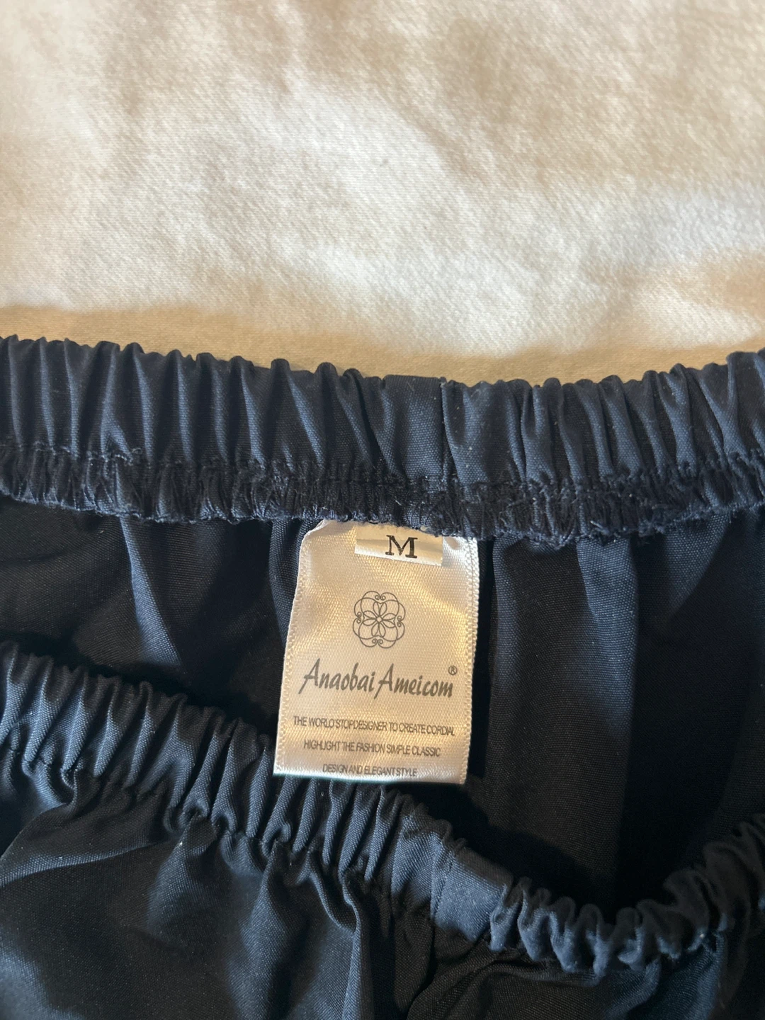Anaobai Ameicom Black Track Pants Size M - photo 3