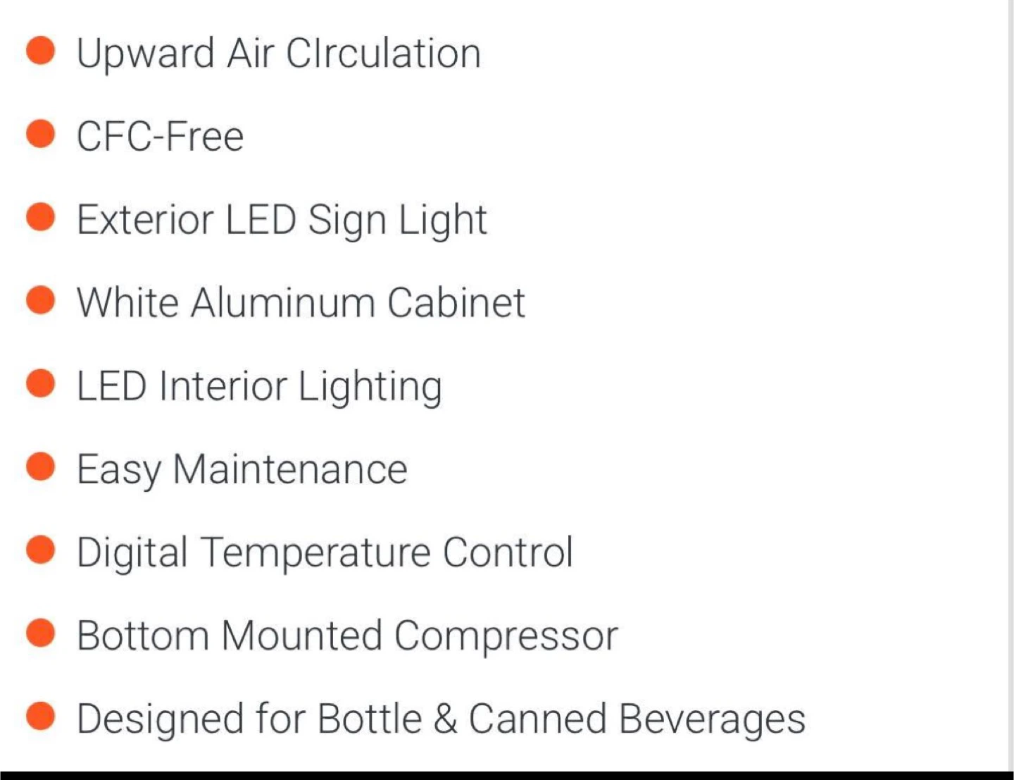 Commercial Display Fridge - 26 cu ft - photo 4