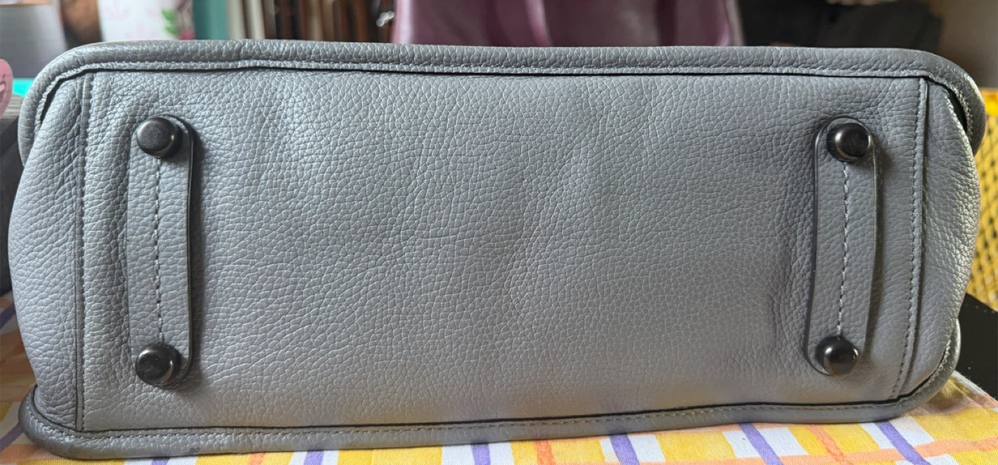 Coach Grey Leather Tote Bag - photo 4