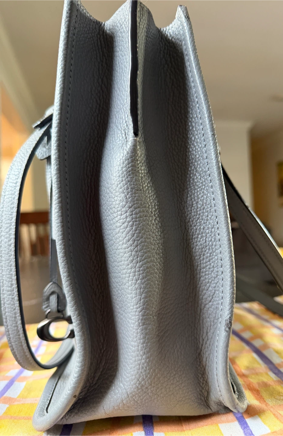 Coach Grey Leather Tote Bag - photo 5