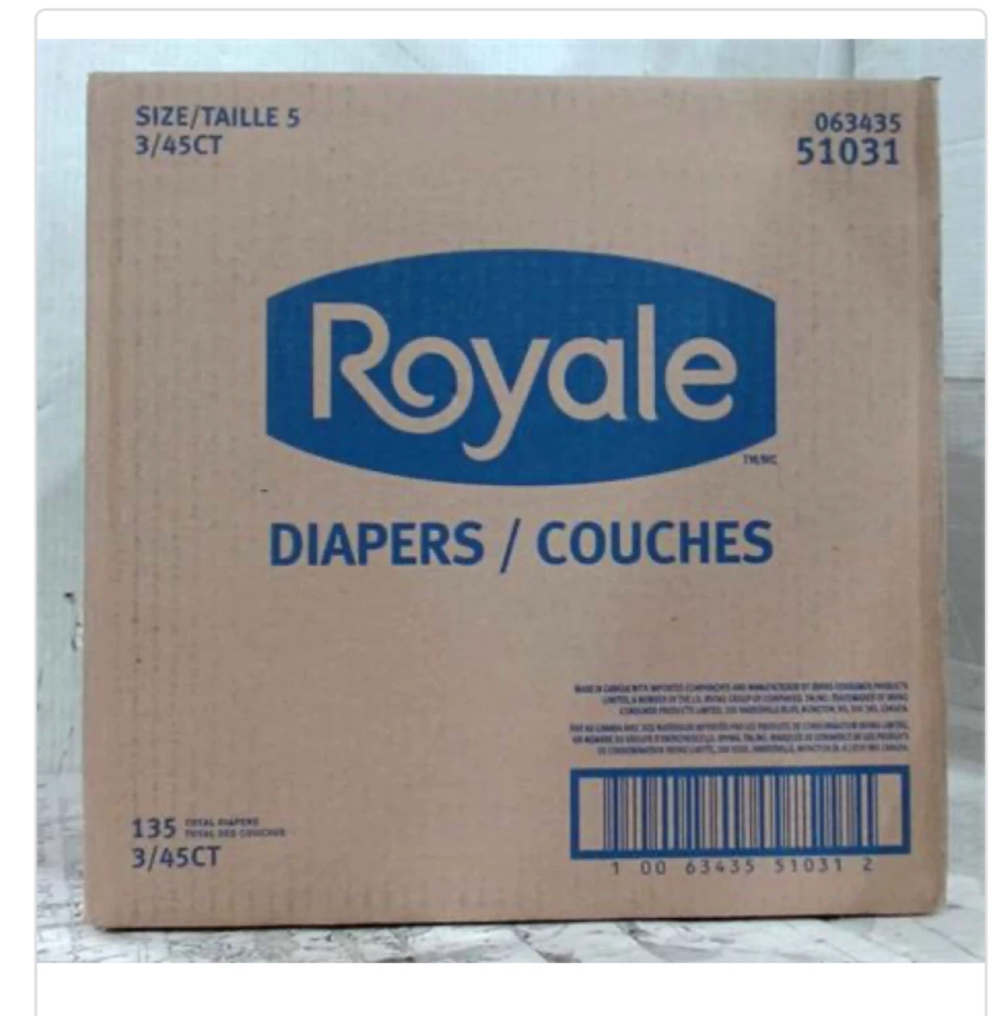 Diapers size 3-135 count Royals - photo 2