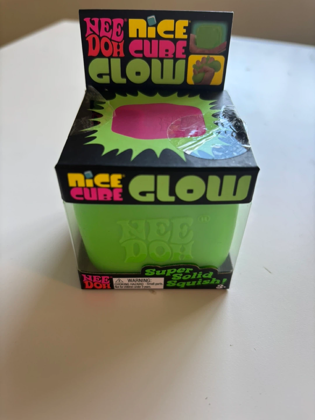 Nee Doh Nice Cube Glow Squishy Toy