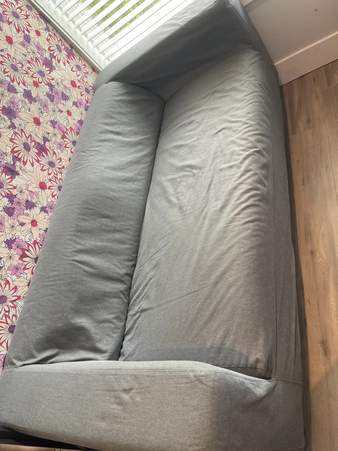 Grey Two-Seater Sofa