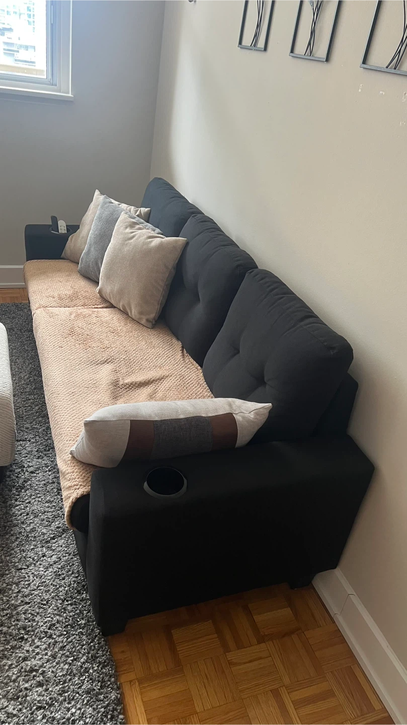 Black Sectional Sofa