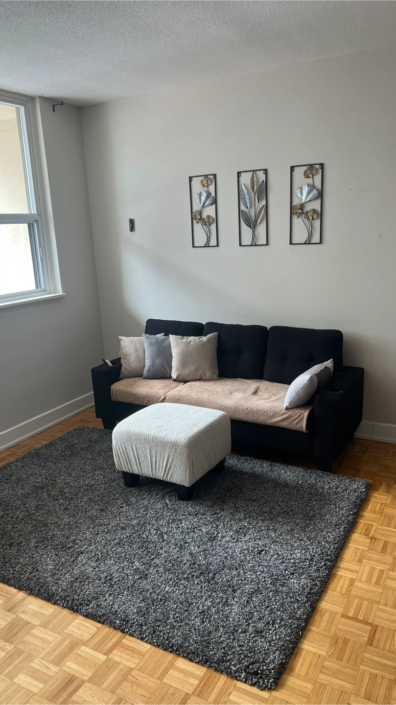 Black Sectional Sofa - photo 2