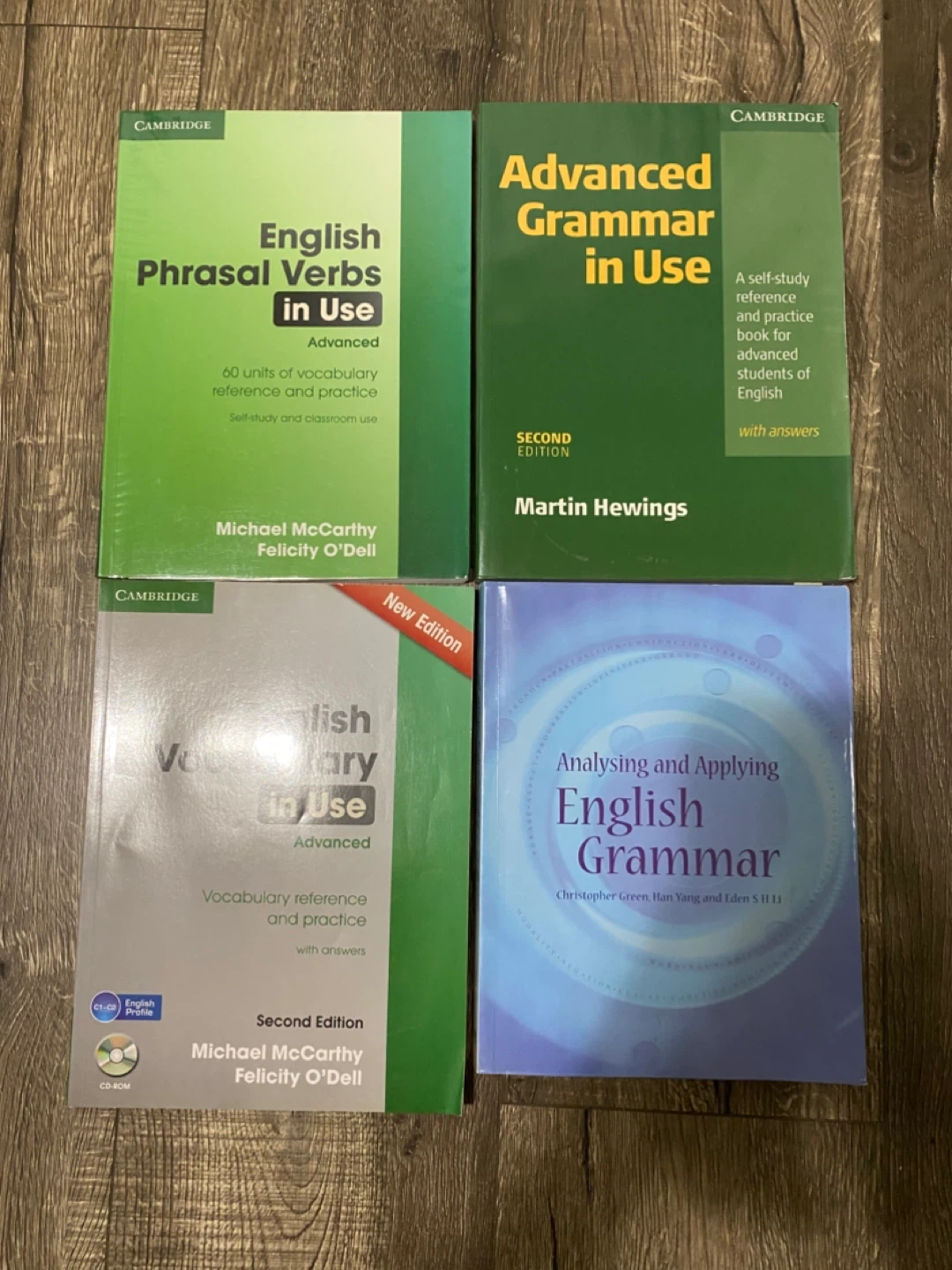 Cambridge English Grammar Books (Set of 4)