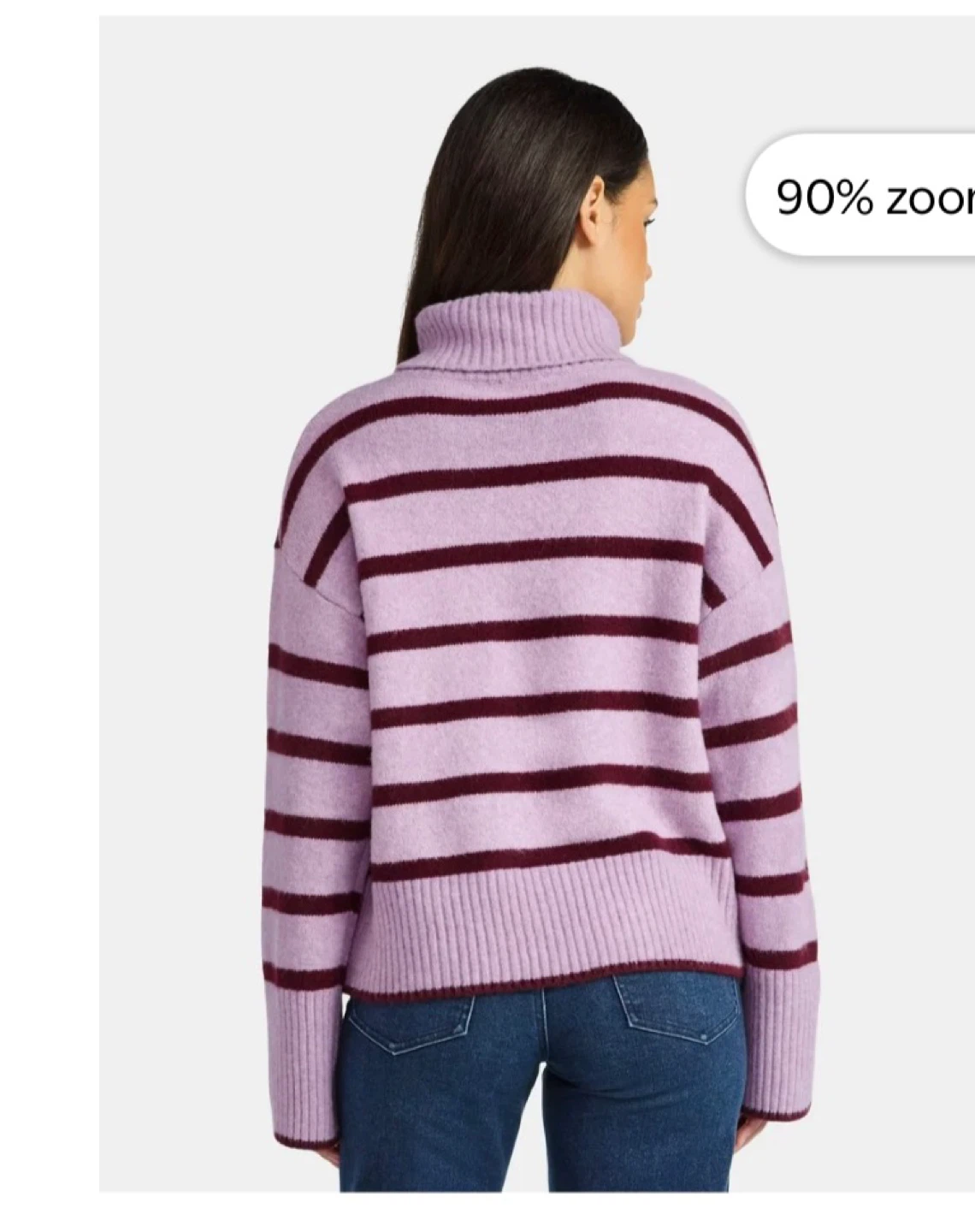 Striped Turtleneck Sweater - photo 2