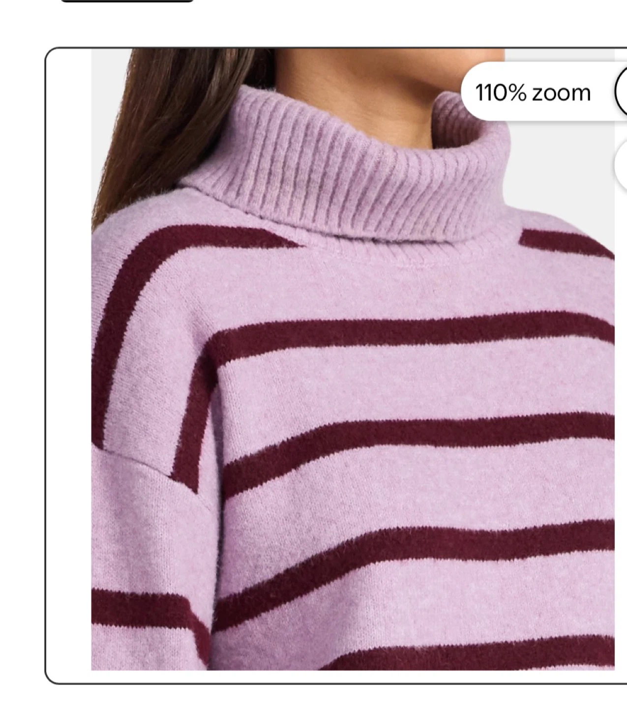 Striped Turtleneck Sweater - photo 3
