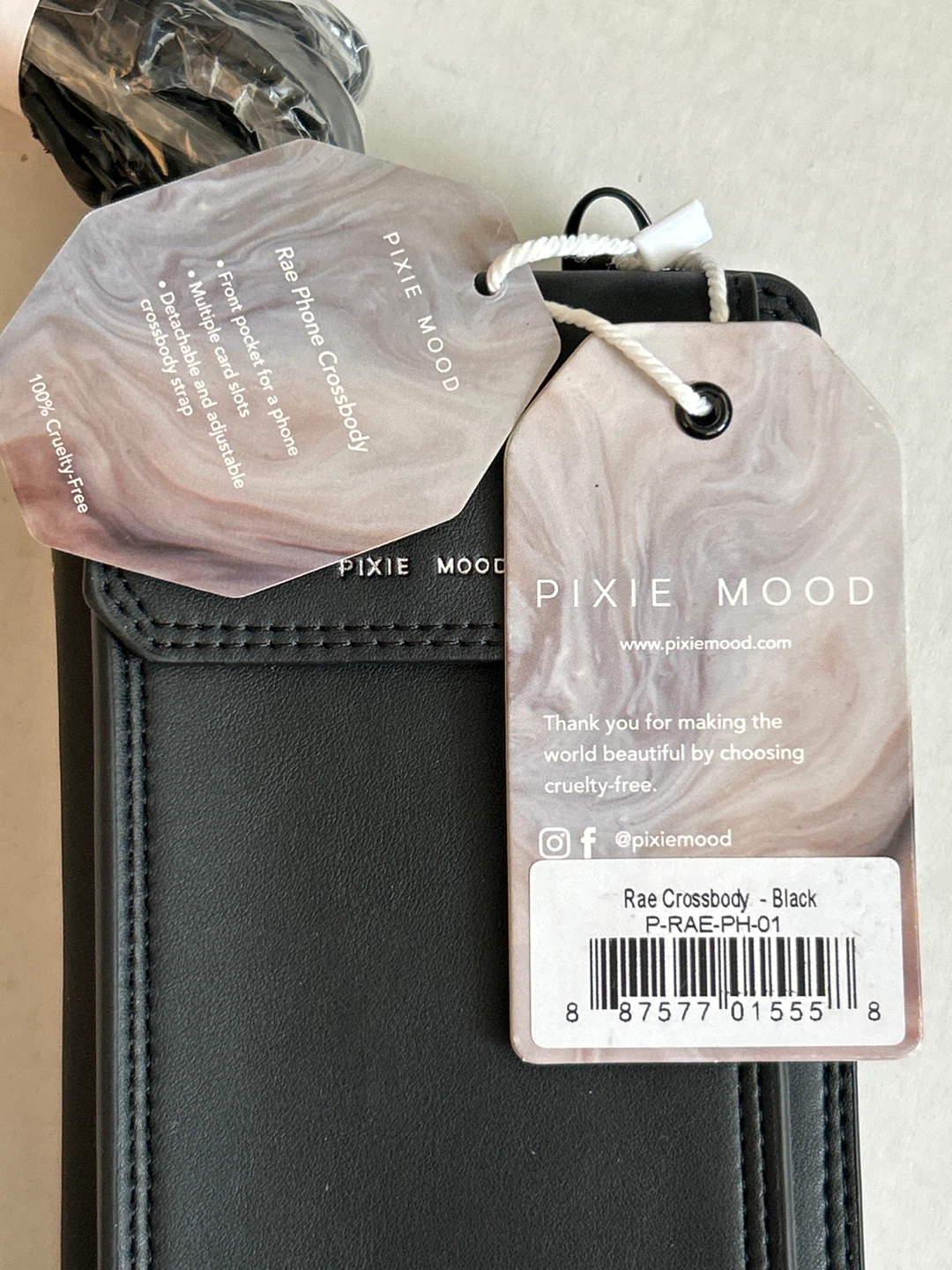 Pixie Mood Rae Phone Crossbody Bag - Black - photo 5