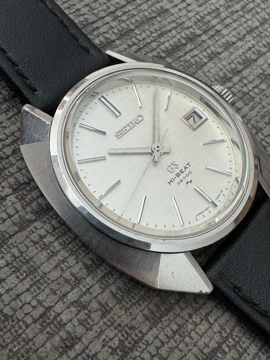 Grand Seiko Vintage “Batwing” Watch Hi-beat 37mm 4522-7000 - photo 4